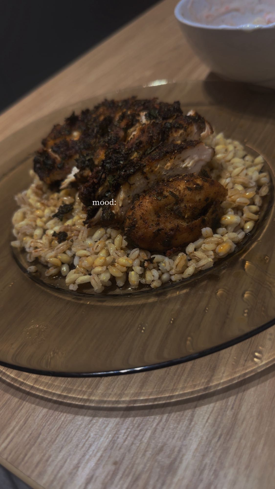 Grillowany kurczak z kaszą