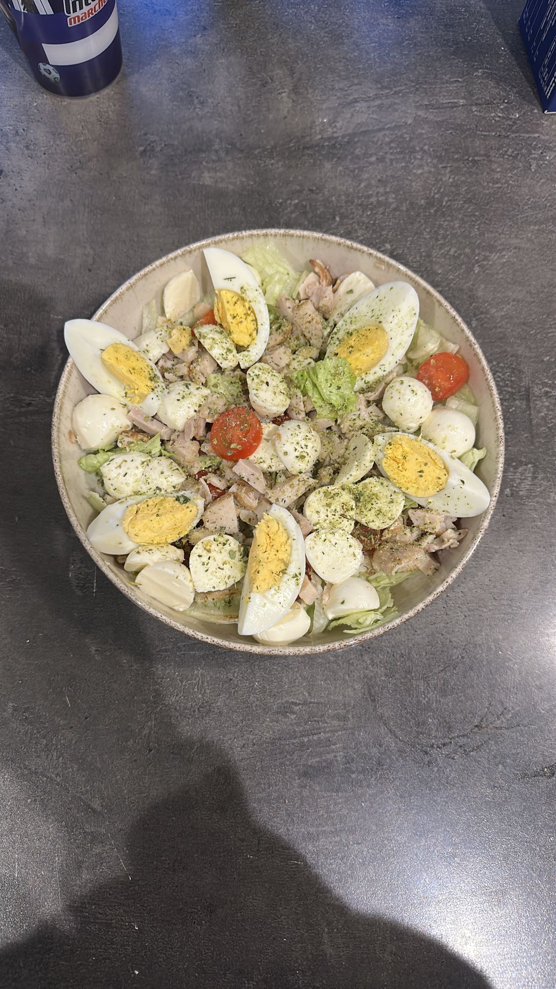 Salade protéinée