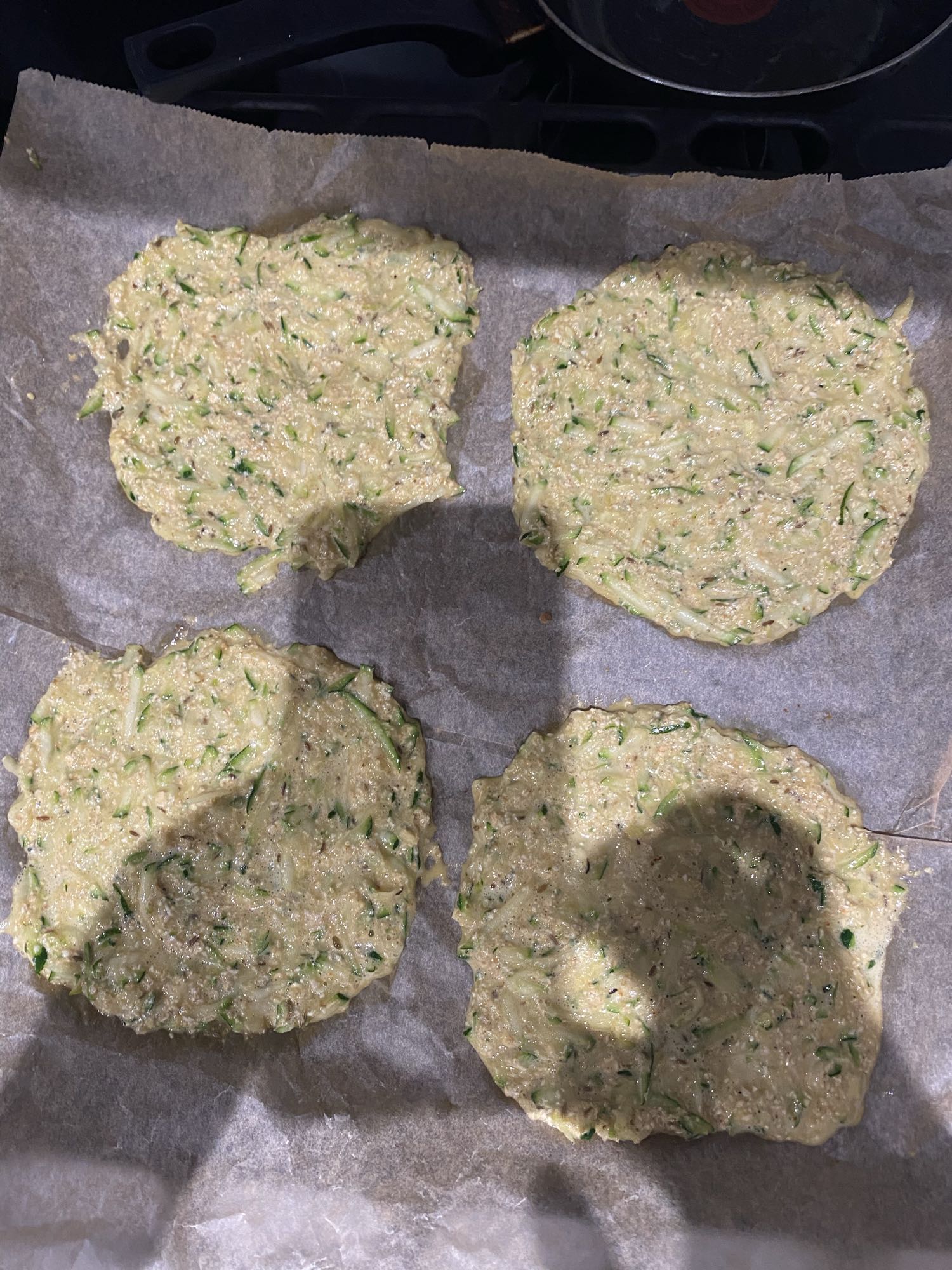 Galettes de courgette