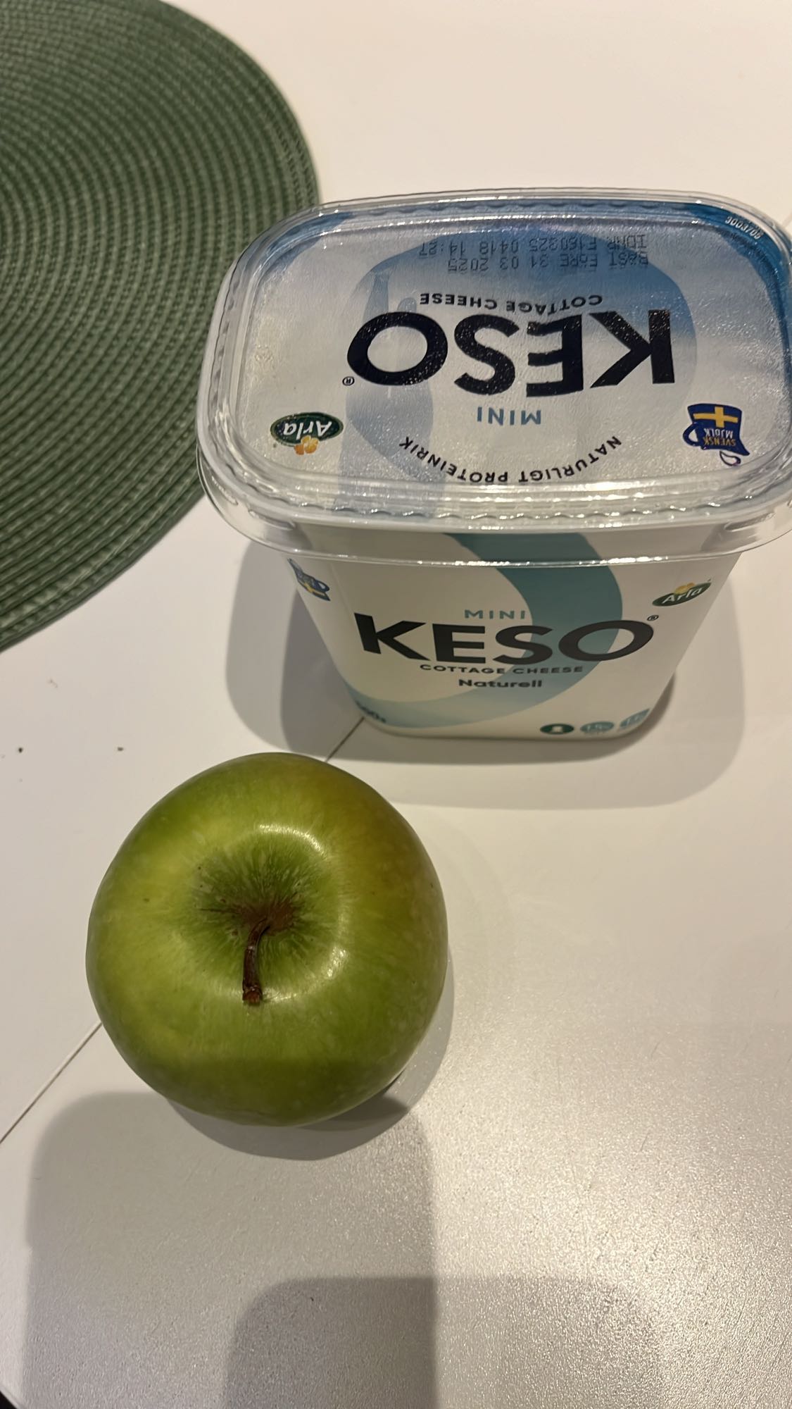 Keso och äpple