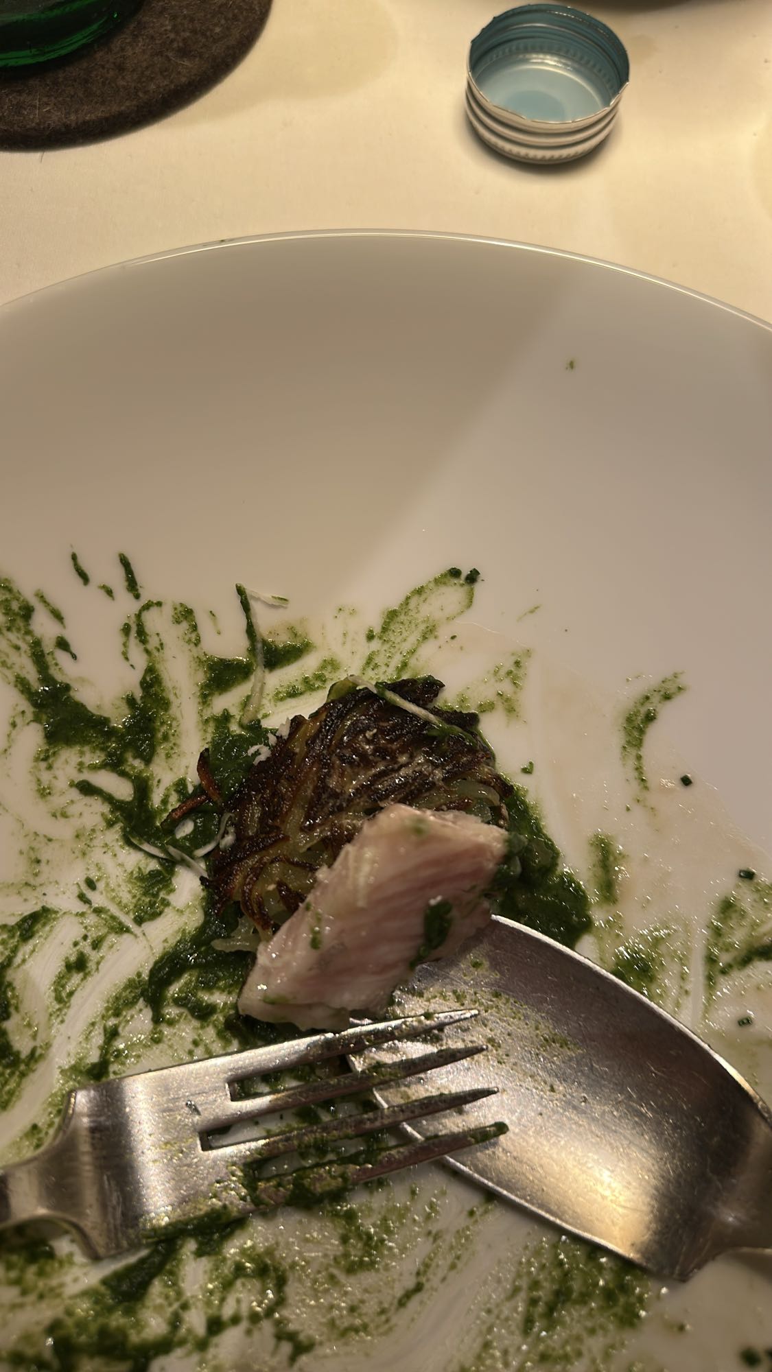 Fisch mit Kräutersauce