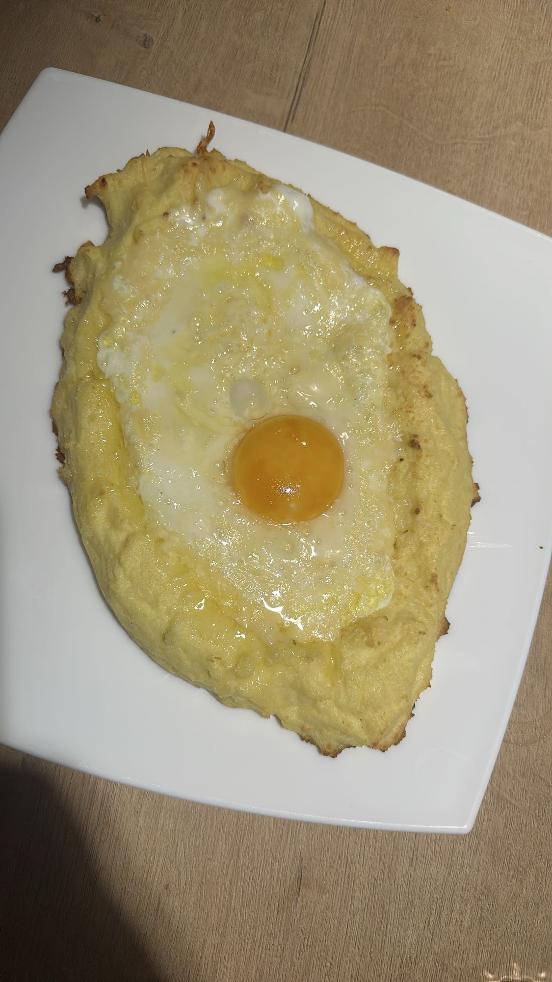 Картофельное пюре с яйцом