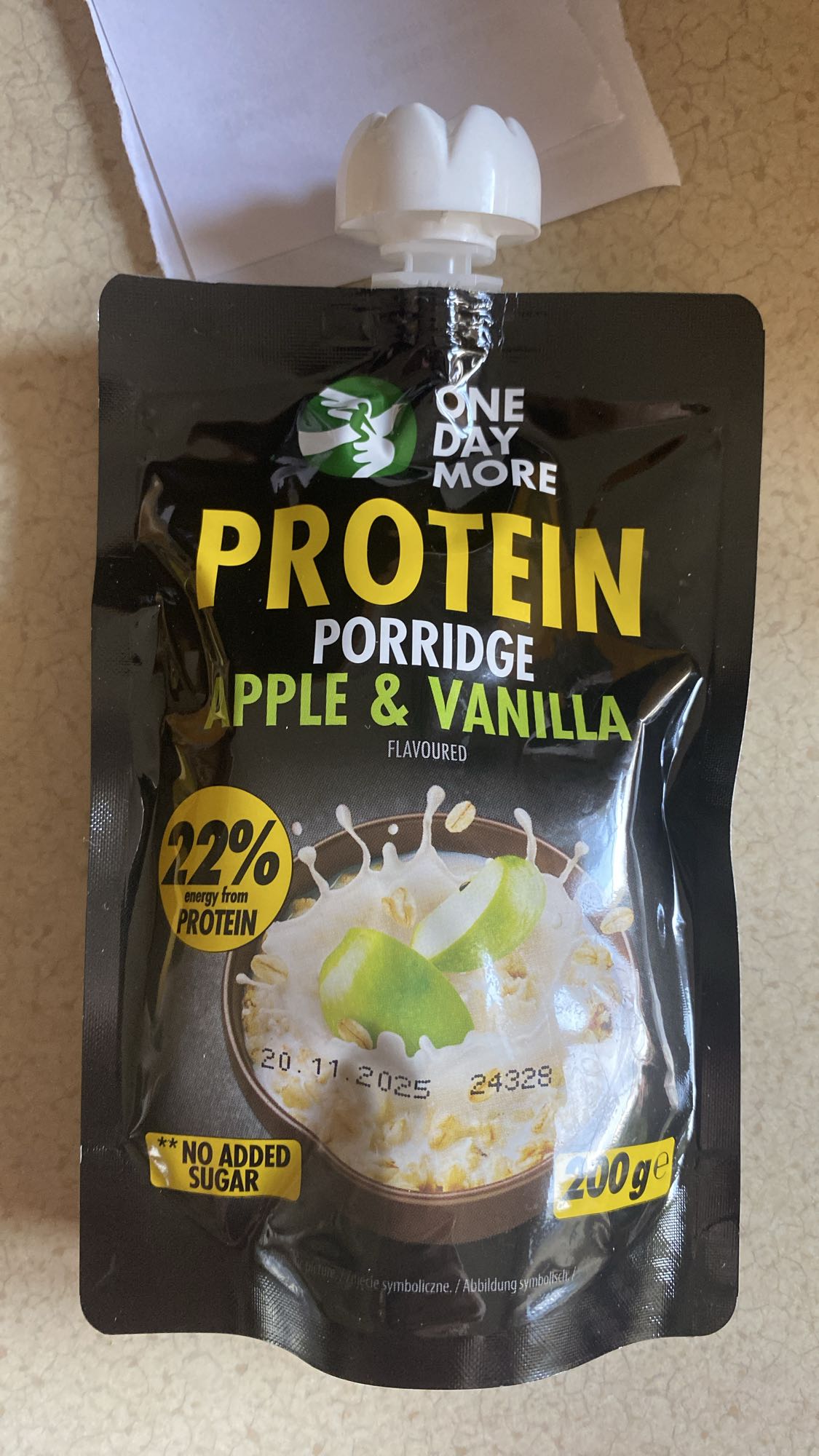 Owsianka białkowa jabłko wanilia