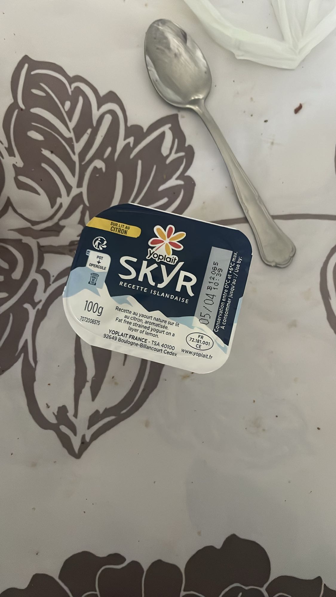 Skyr au citron