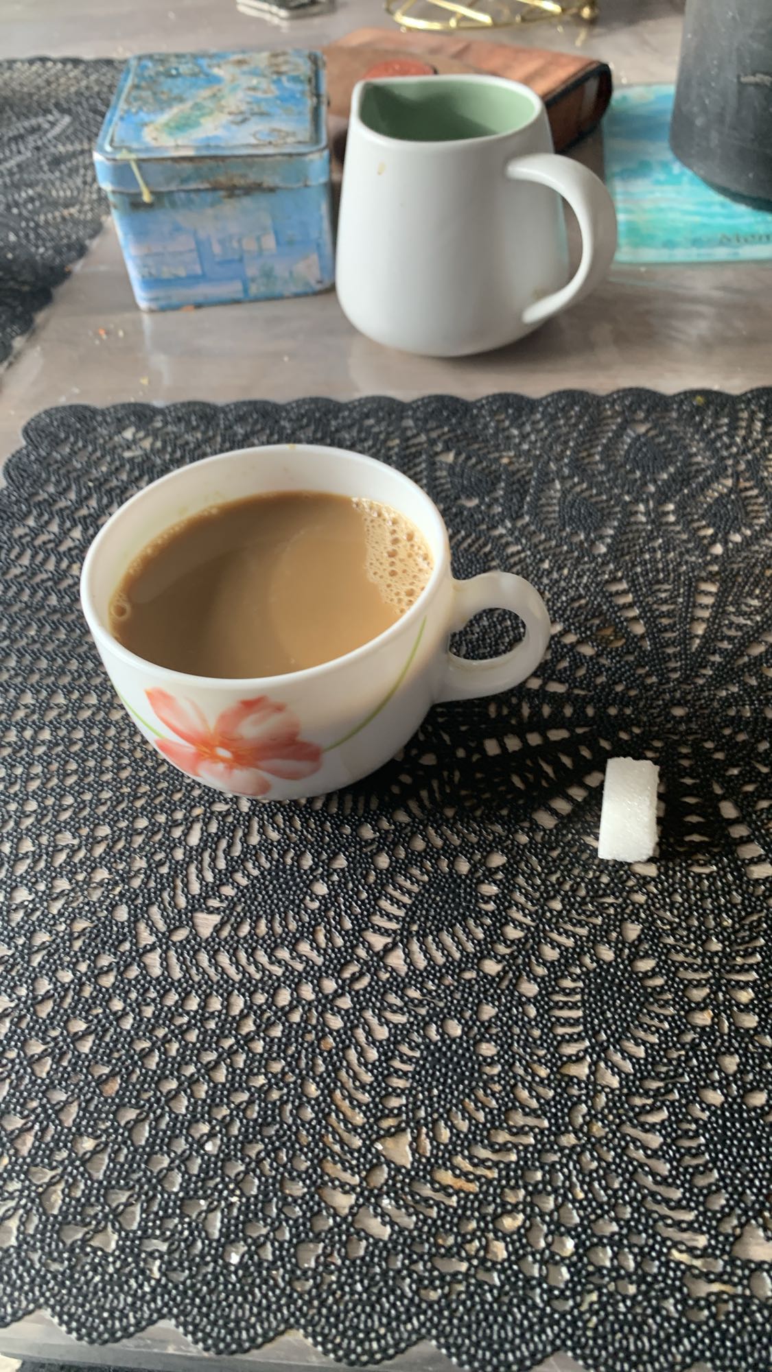 Café au lait sucré