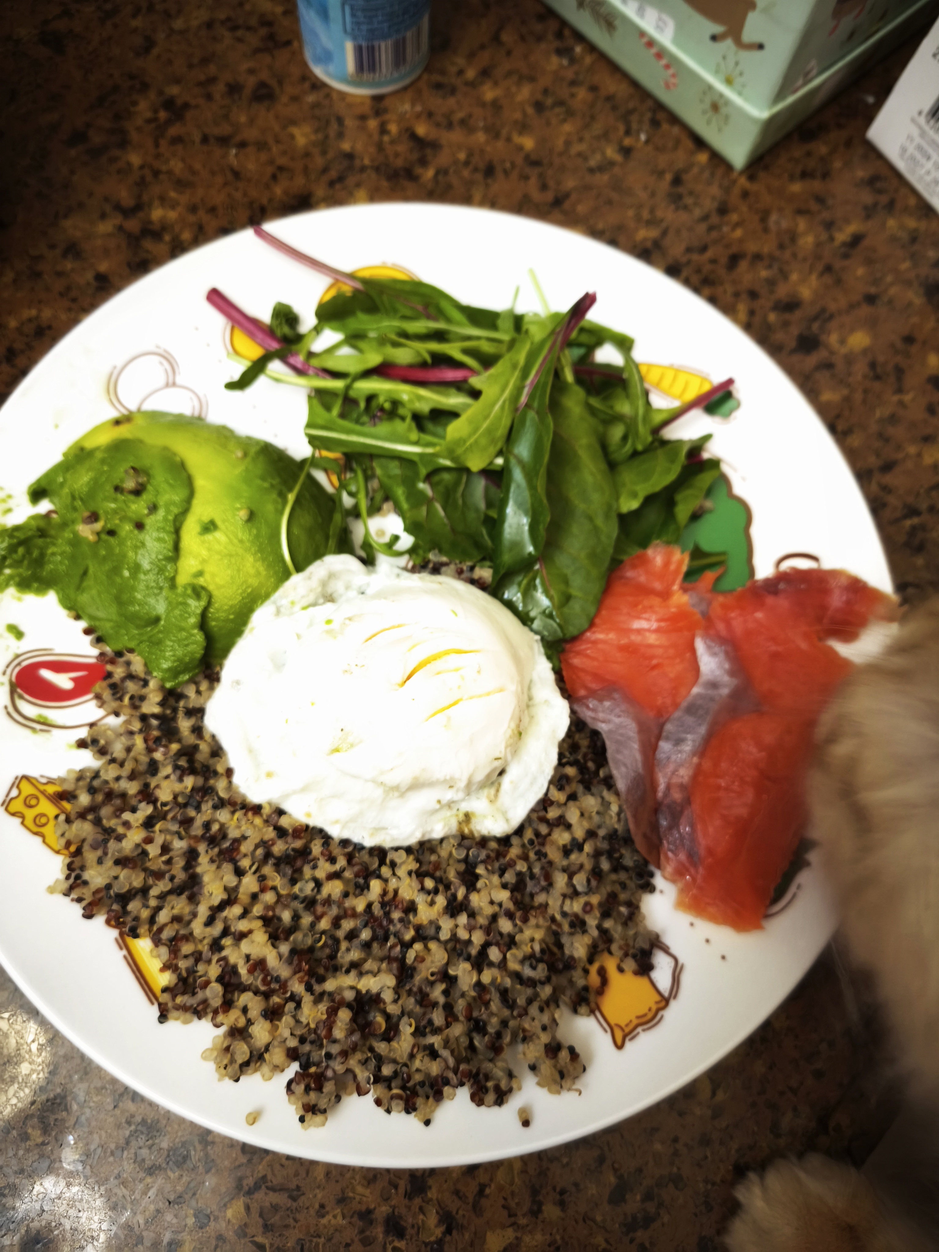 Quinoa and Smoked Salmon