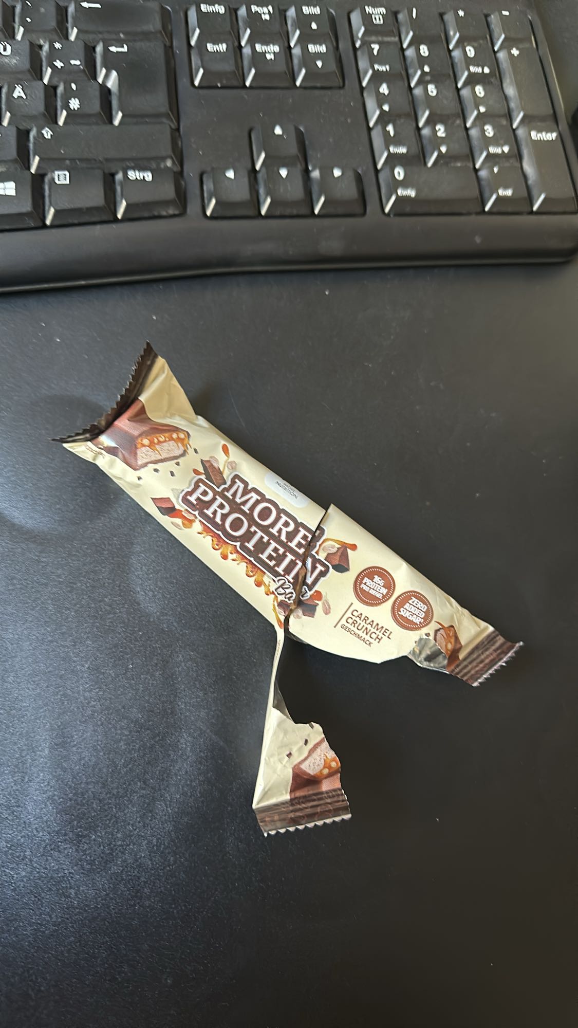 Proteinriegel Karamell