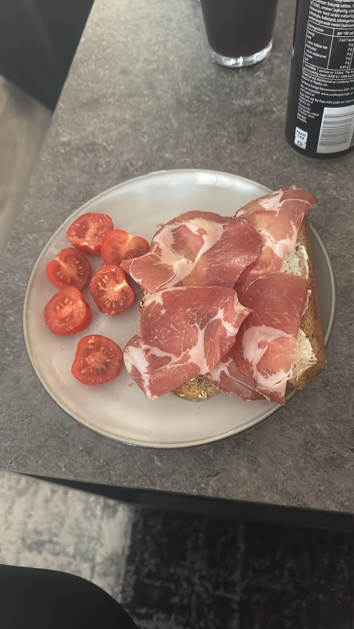 Smörgås med skinka