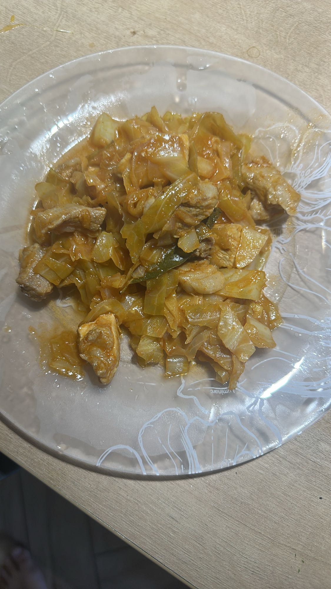 Тушеная капуста с мясом