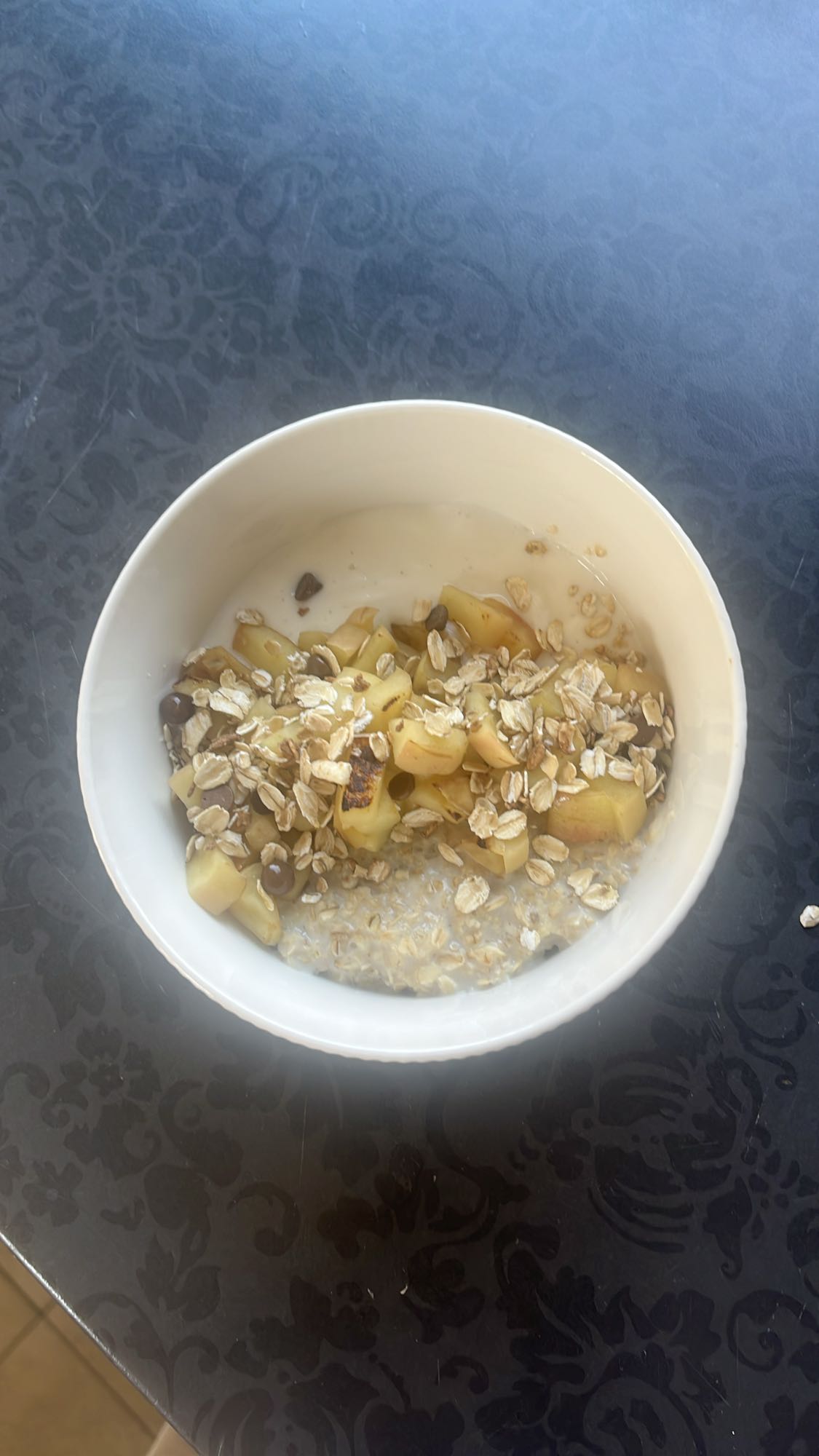 Owsianka z jabłkiem