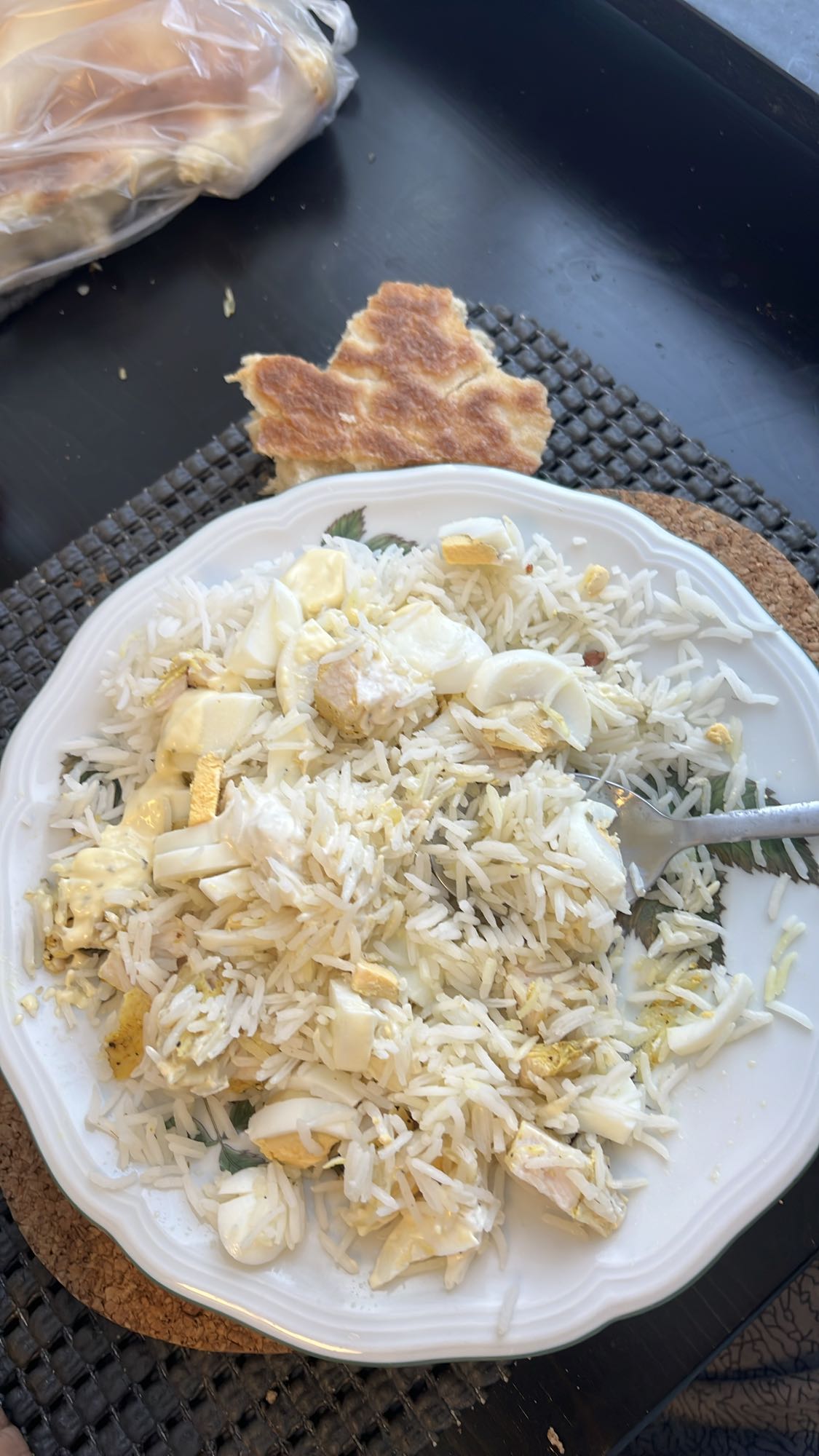 Ris med kyckling och ägg