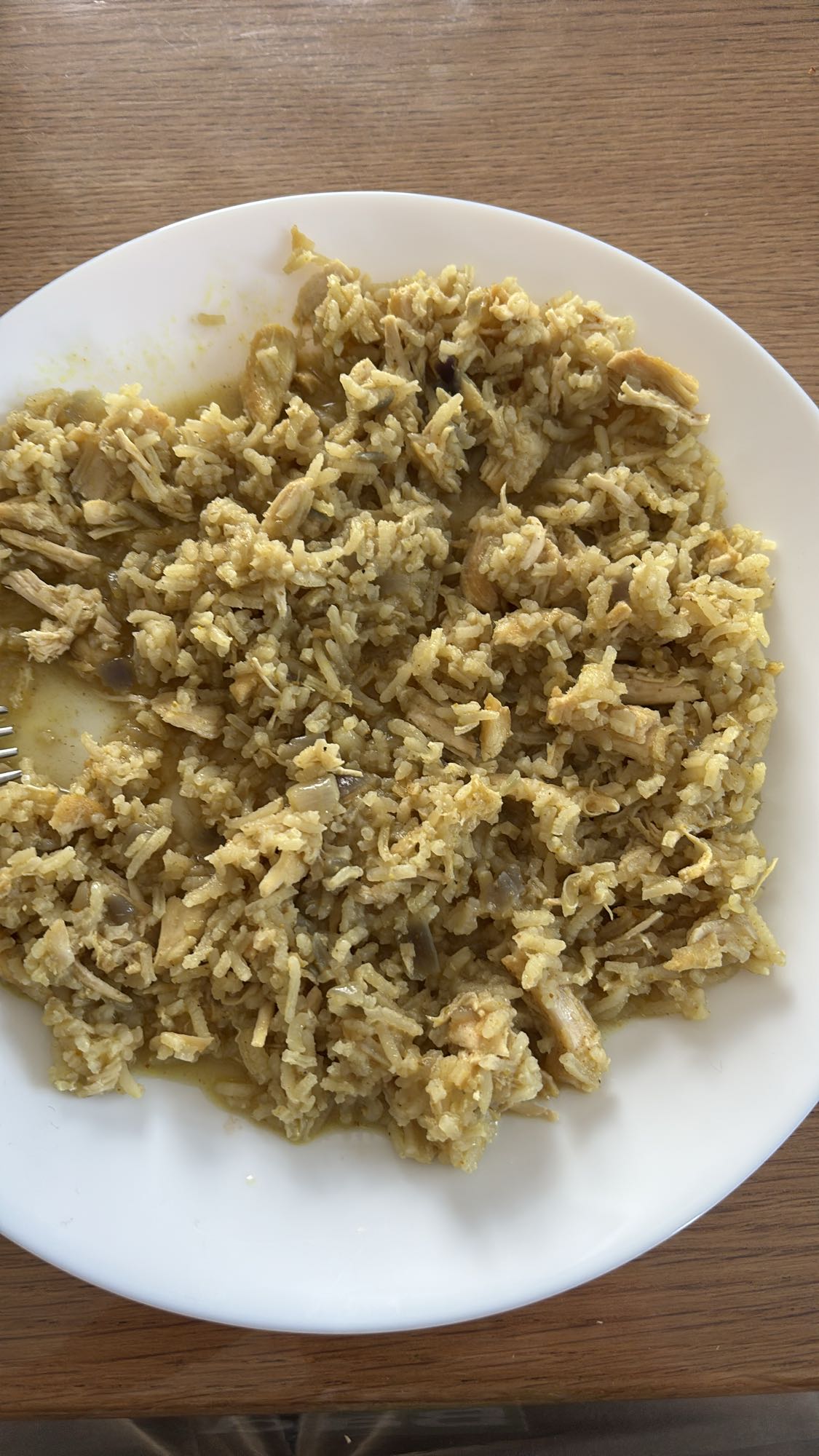 Riz au poulet épicé