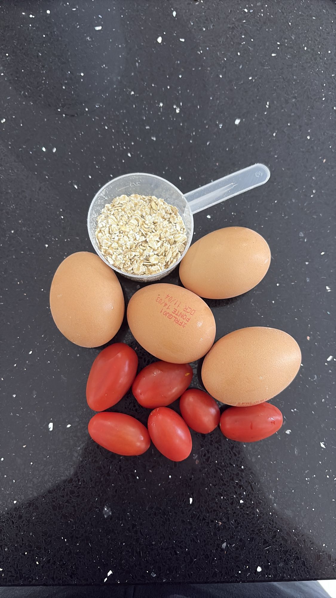 Omelette aux flocons d'avoine