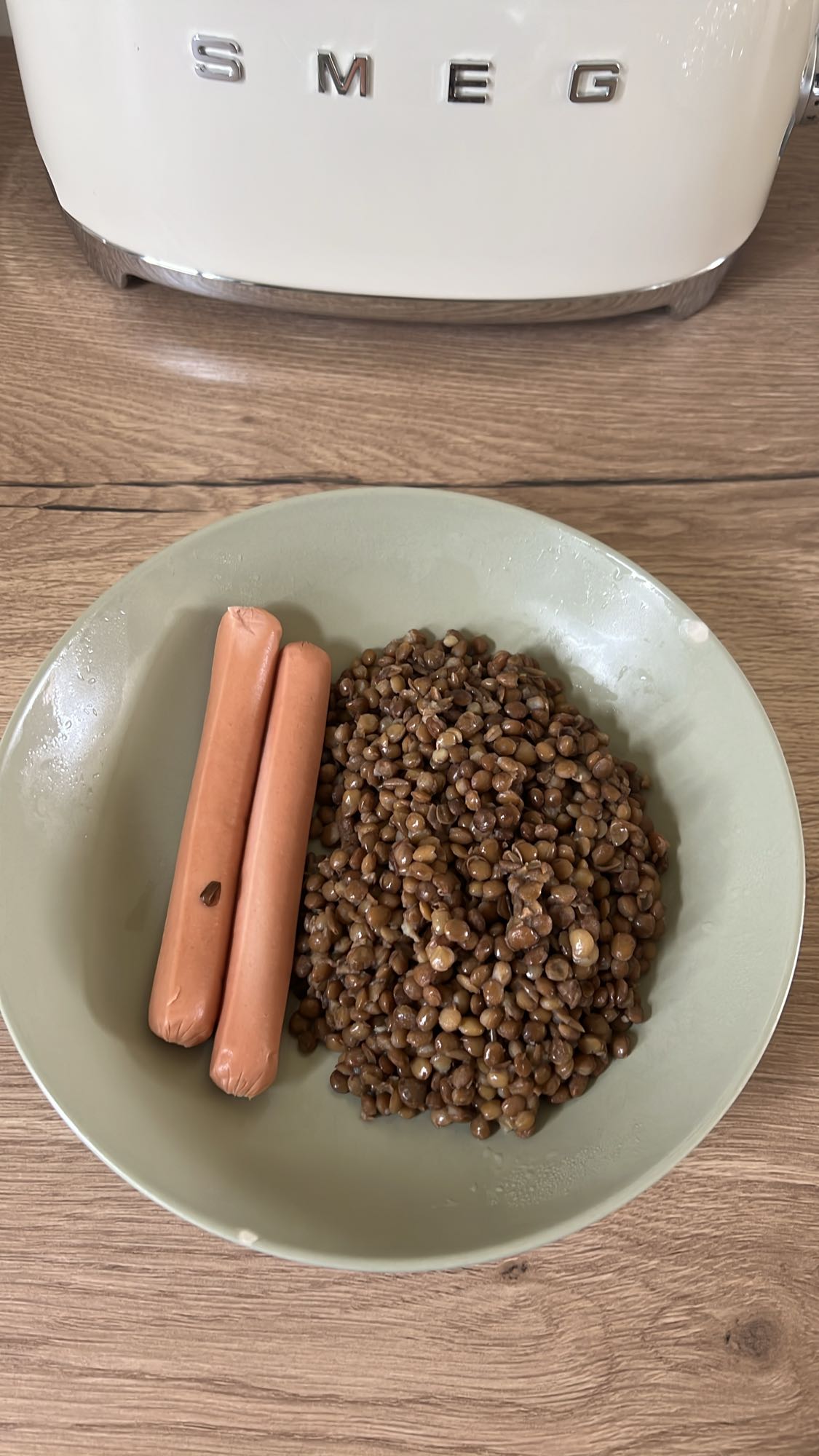 Lentilles et saucisses