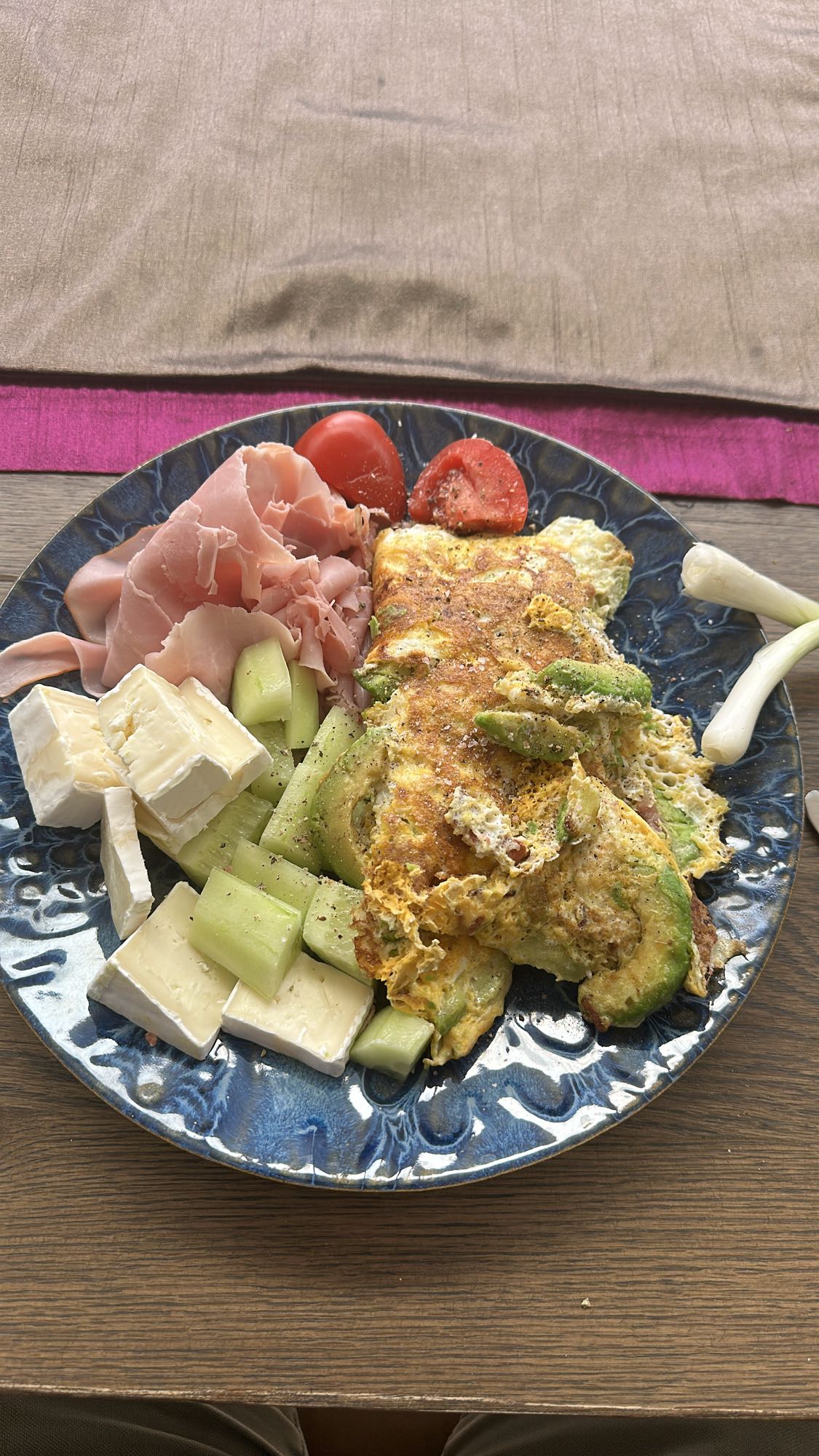 Omelett mit Schinken