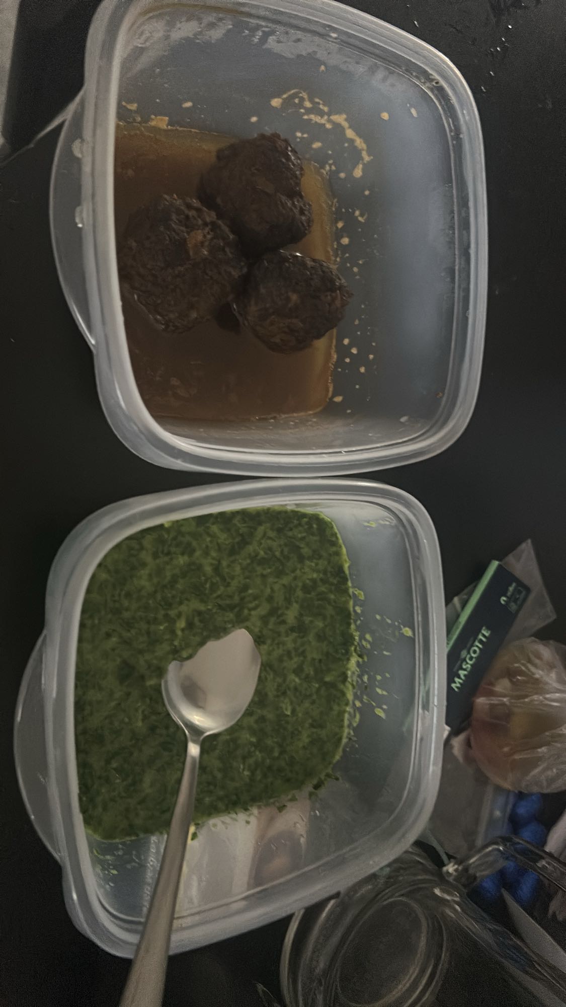 Gehaktballen met spinazie