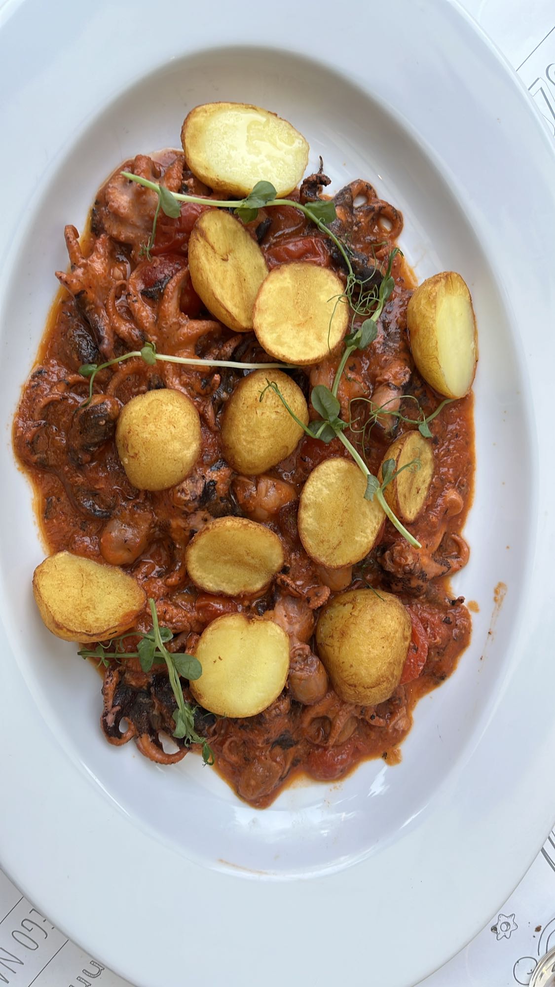 Ośmiorniczki z ziemniakami