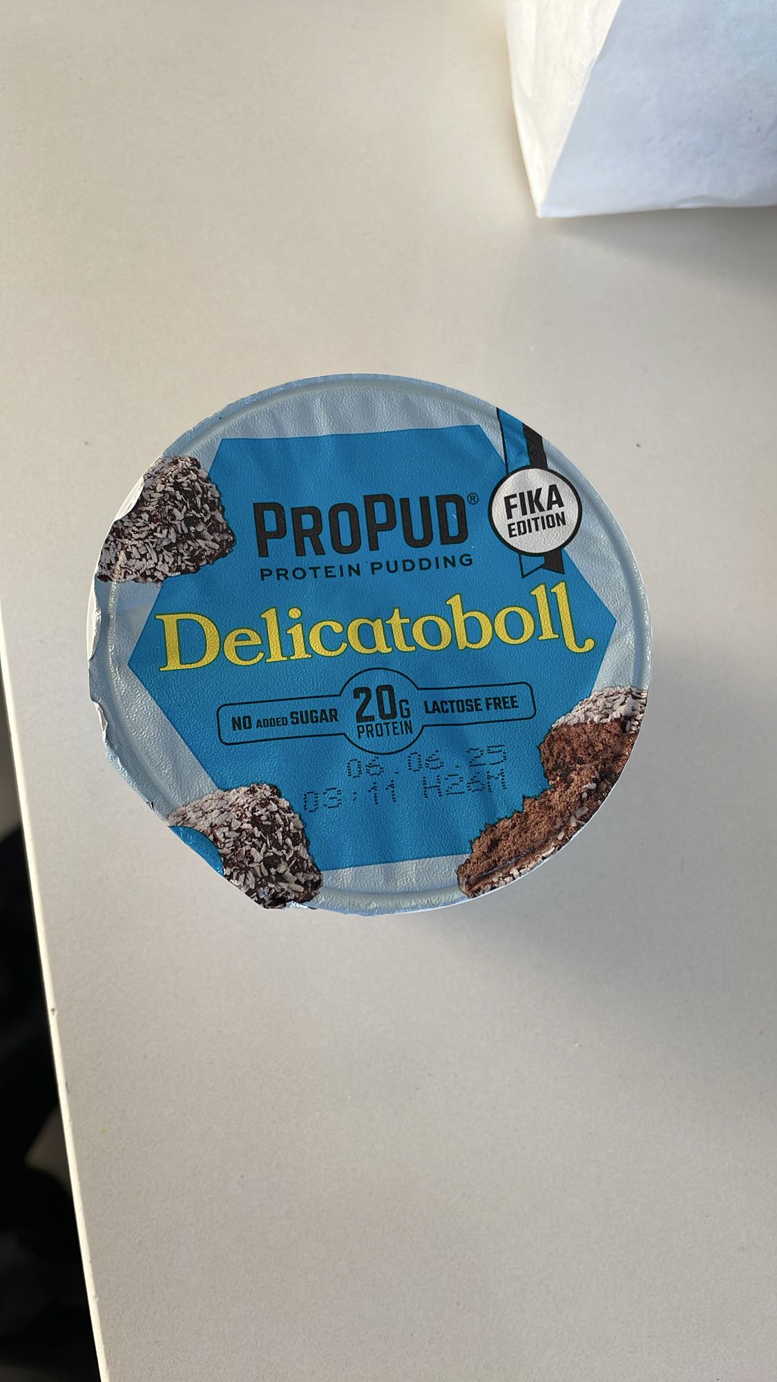 Proteinpudding Delicatoboll