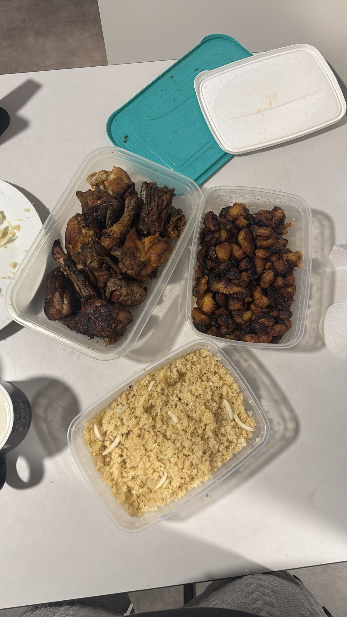 Poulet grillé avec accompagnement