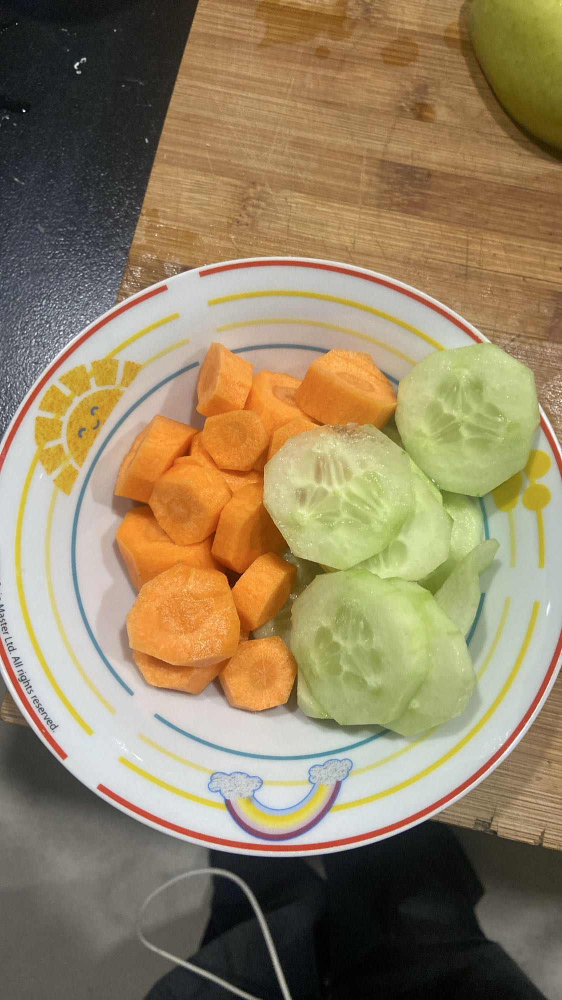 Salade de carottes et concombre