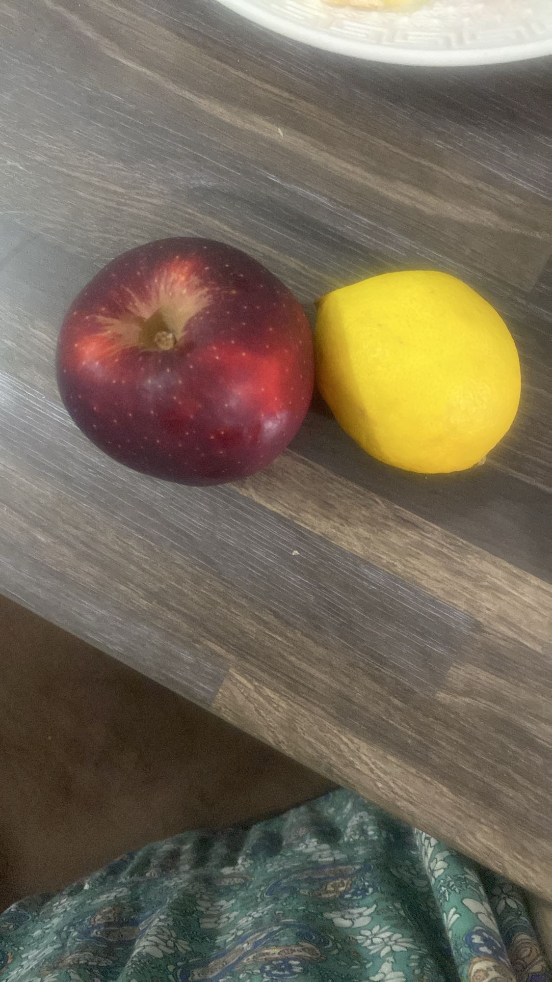 Pomme et citron