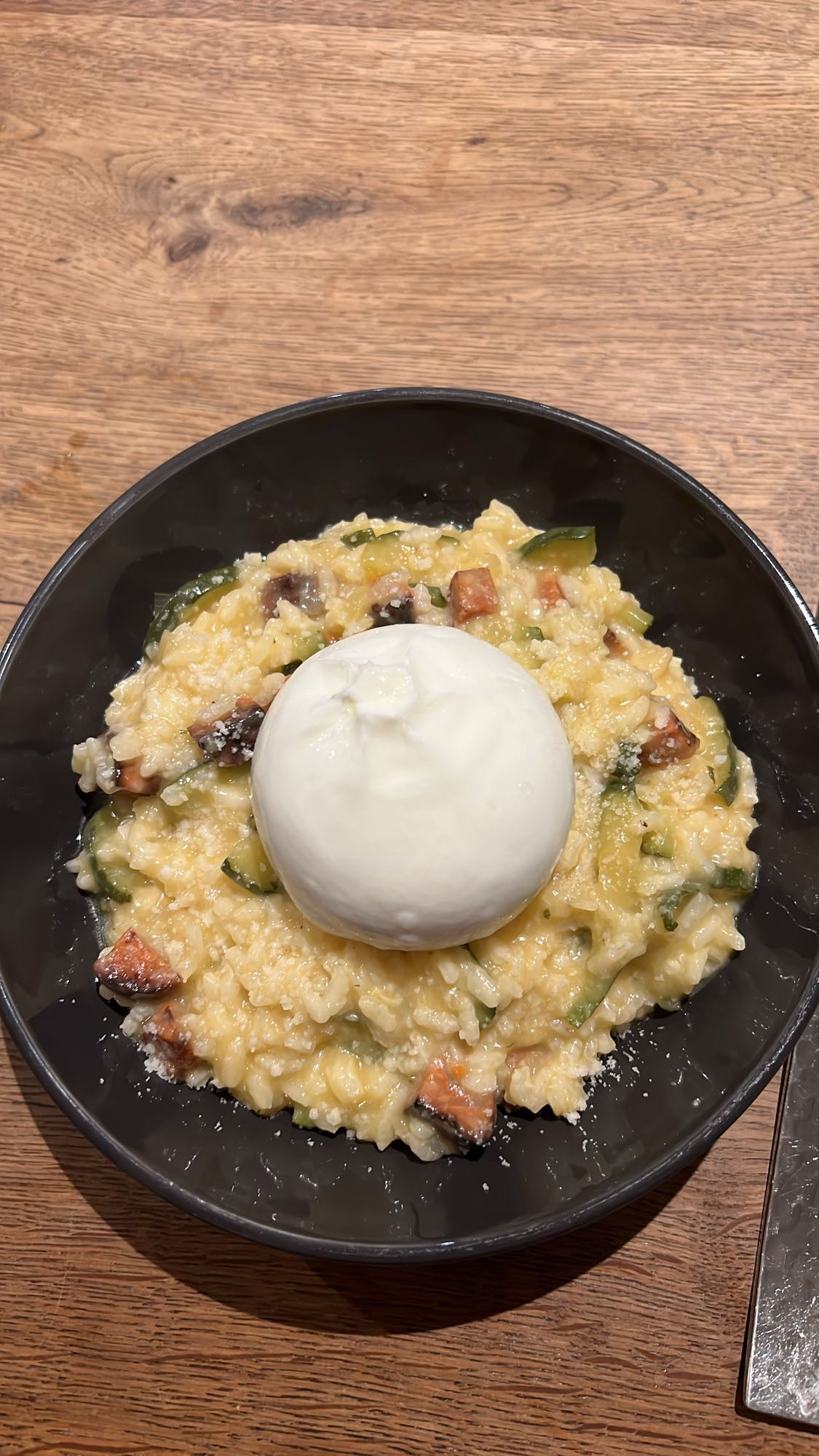 Risotto à la burrata