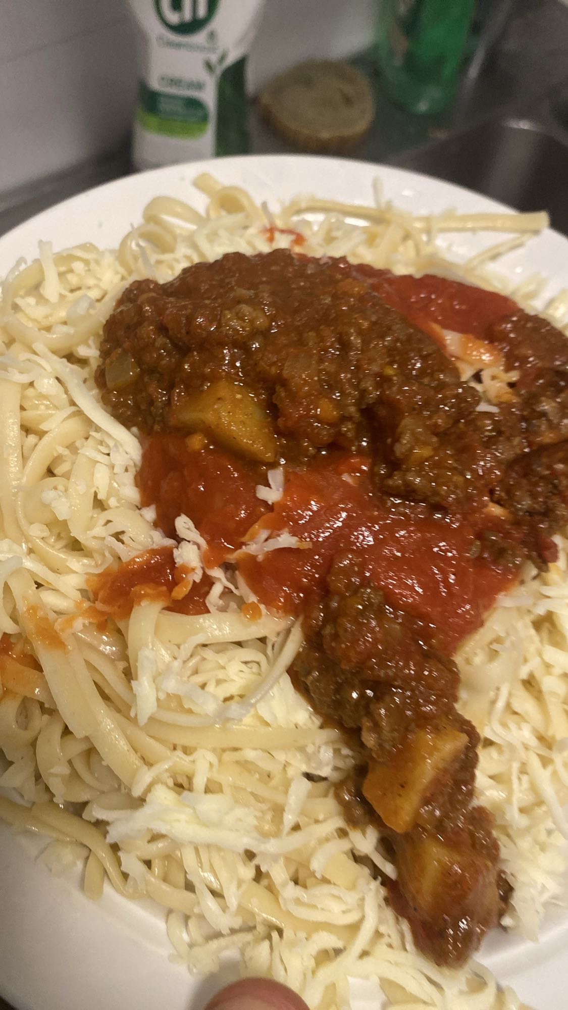 Pasta med köttfärssås