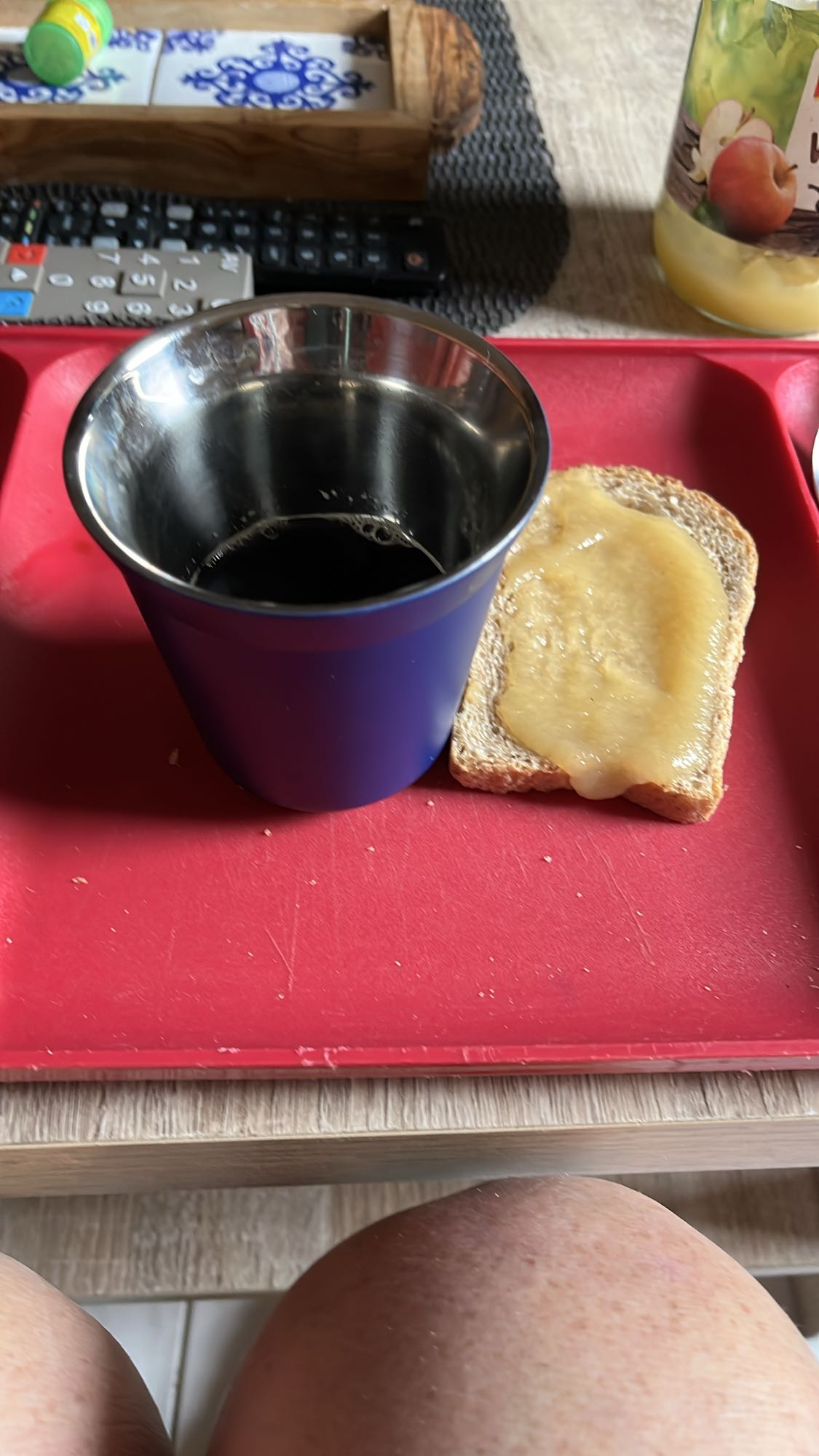 Tartine à la compote