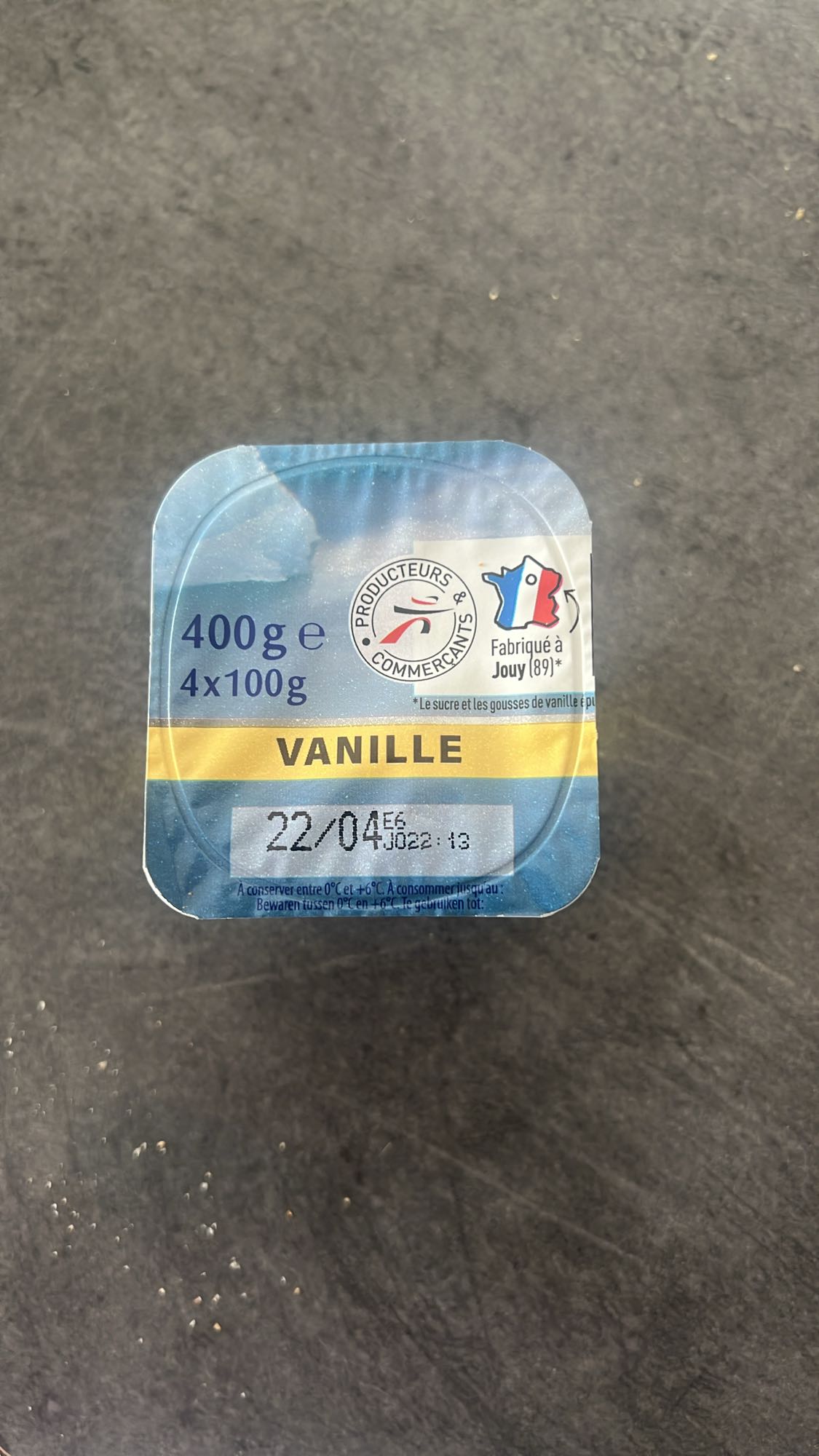 Yaourt à la vanille