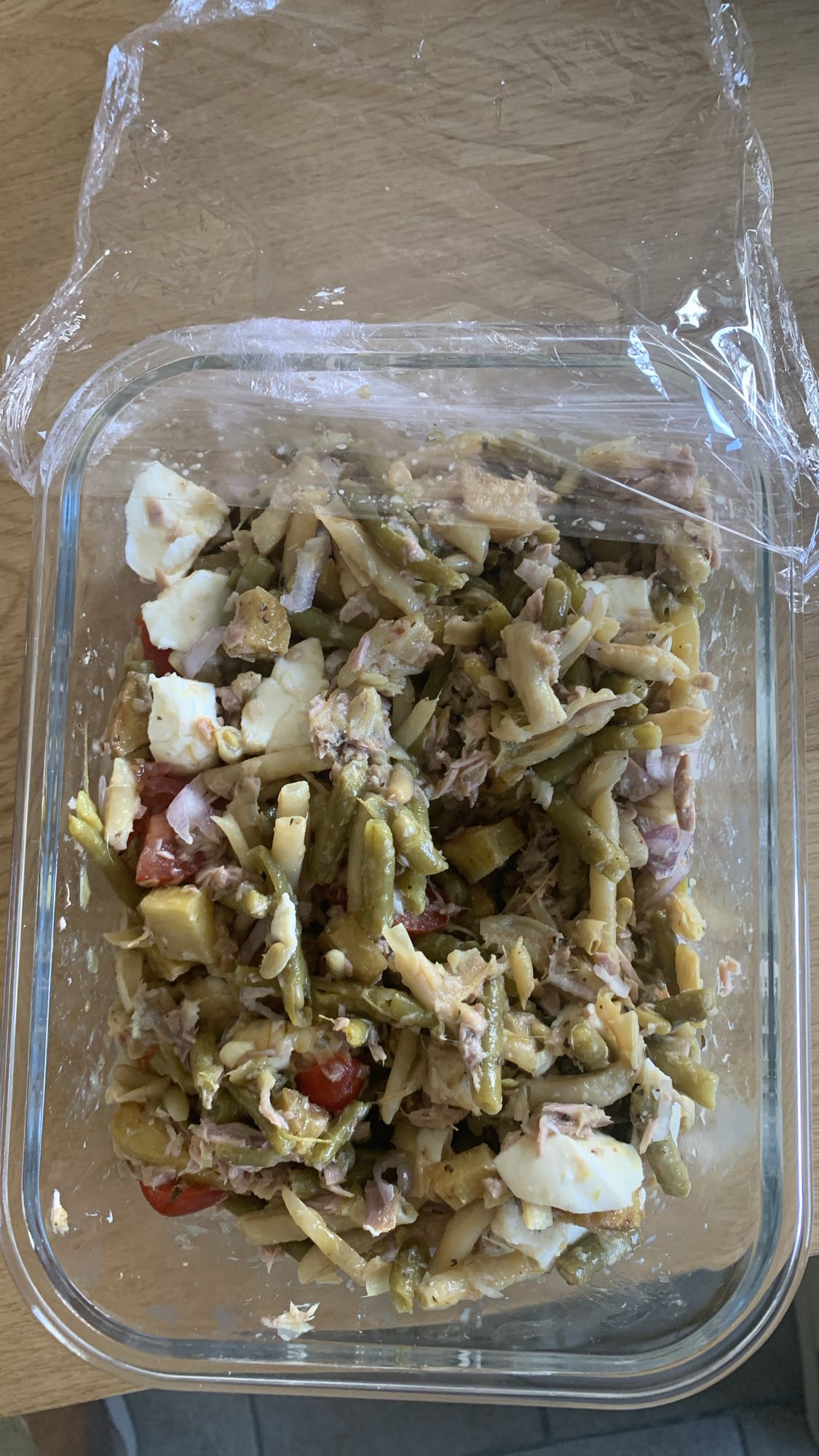 Salade de haricots et thon