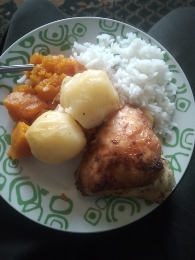 Chicken with Rice and Veggies