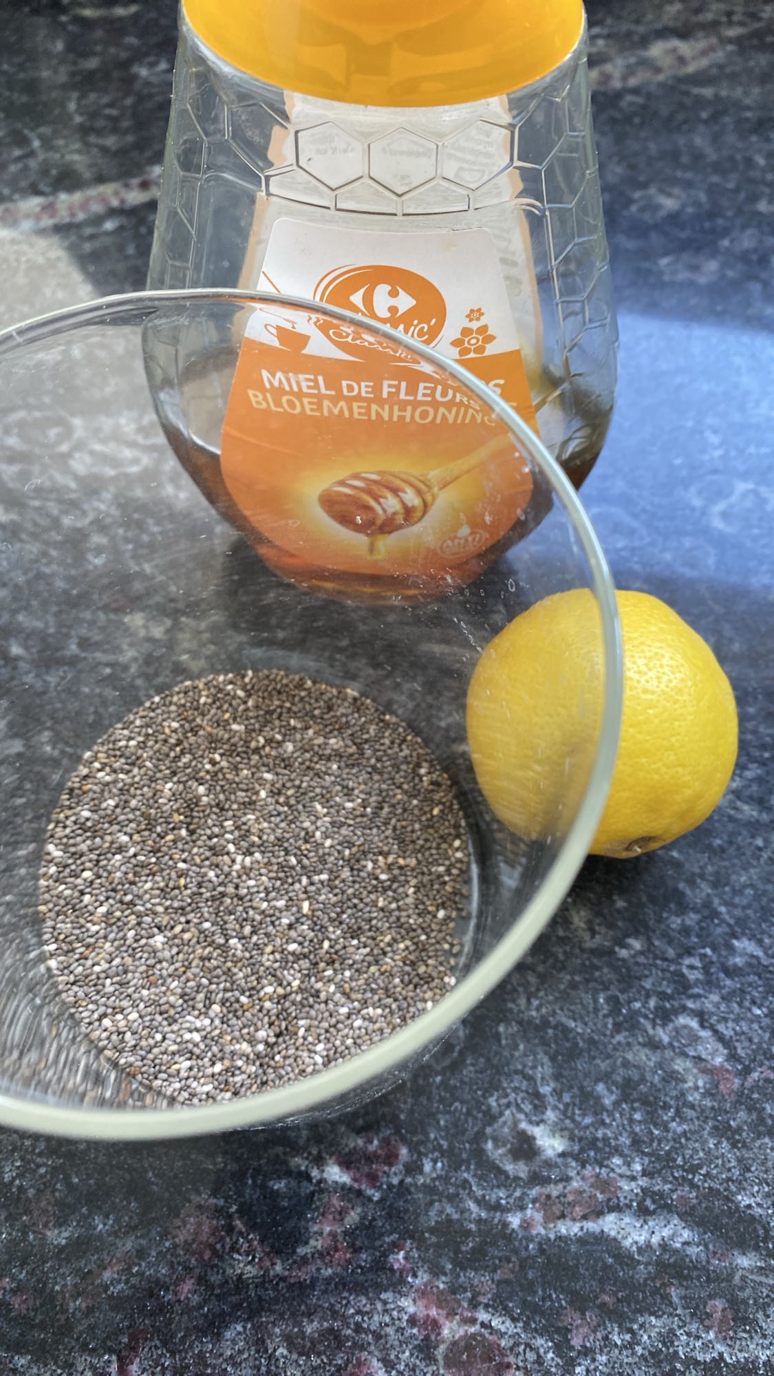 Boisson aux graines de chia