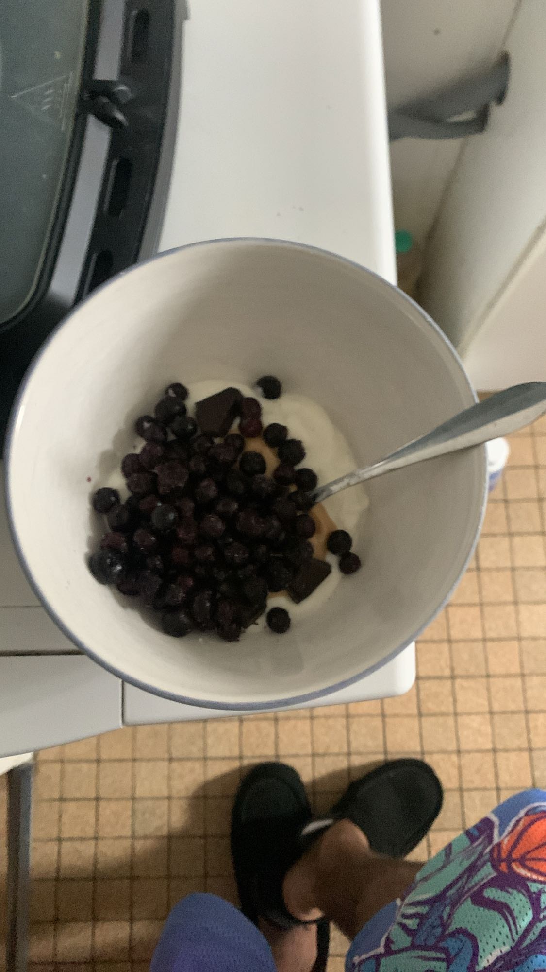 Yaourt aux myrtilles