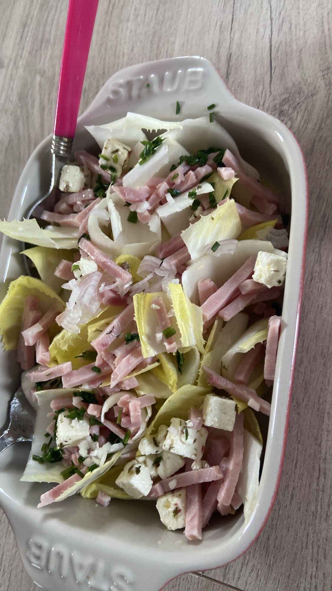 Salade d'endives au jambon