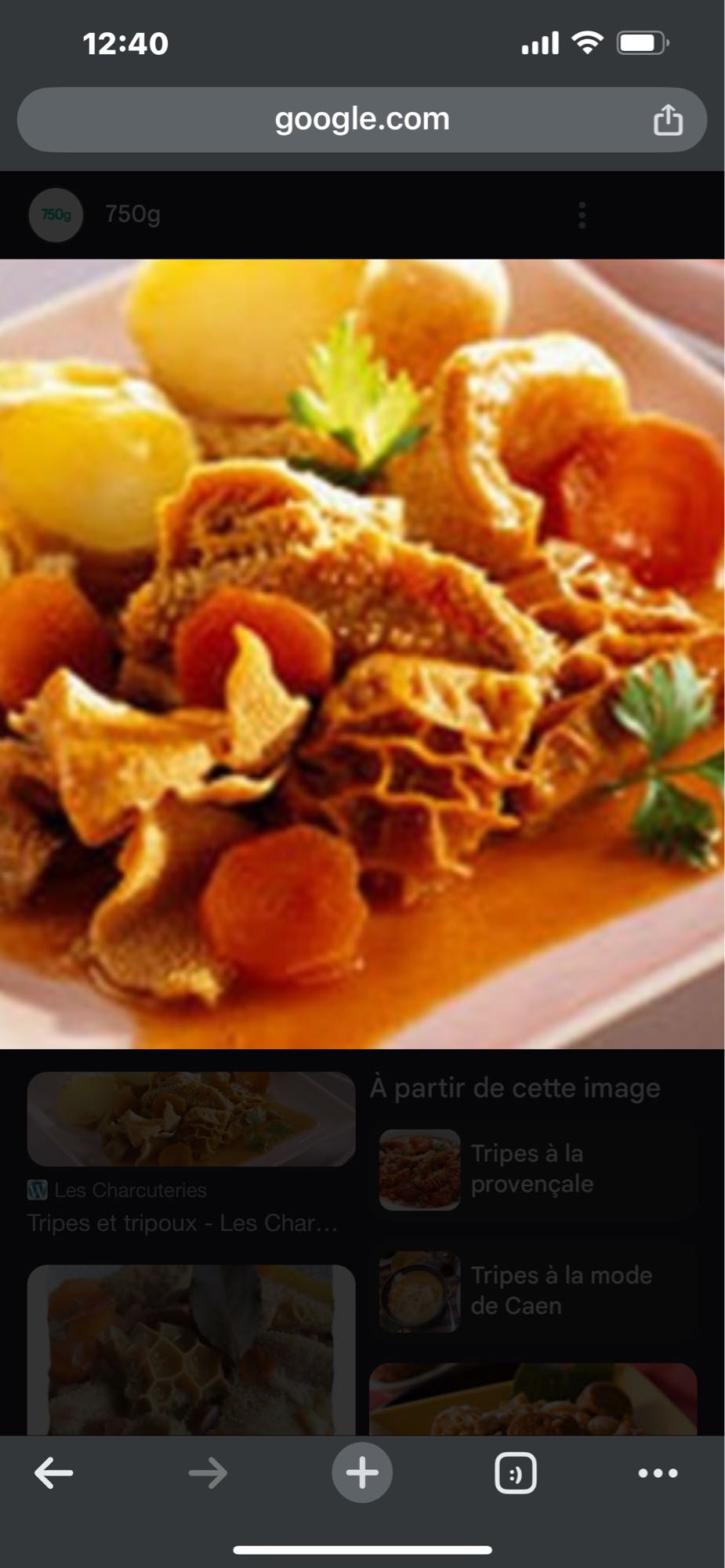 Tripes à la provençale