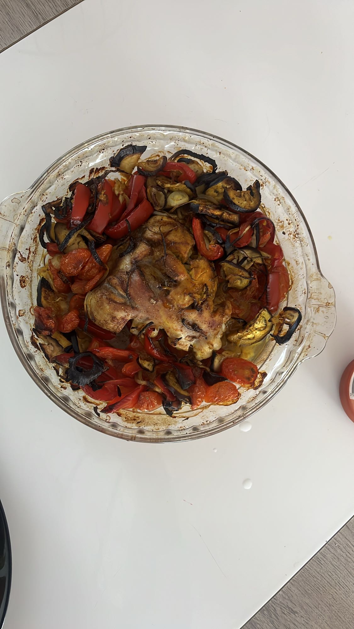 Poulet rôti aux légumes