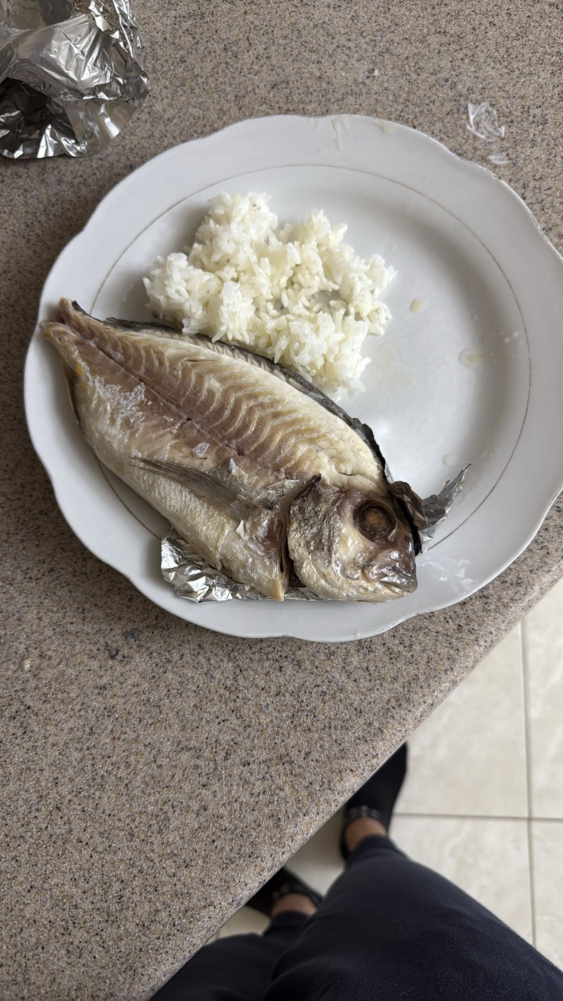 Рыба с рисом