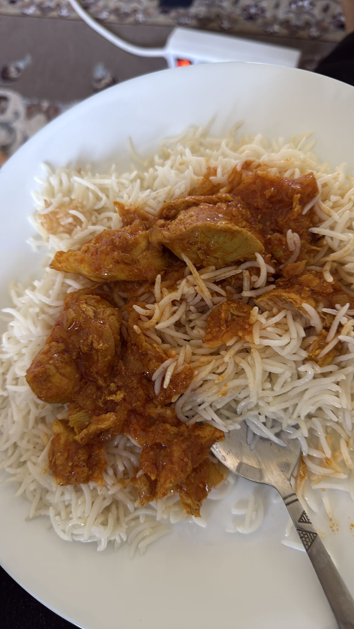 Kycklinggryta med ris