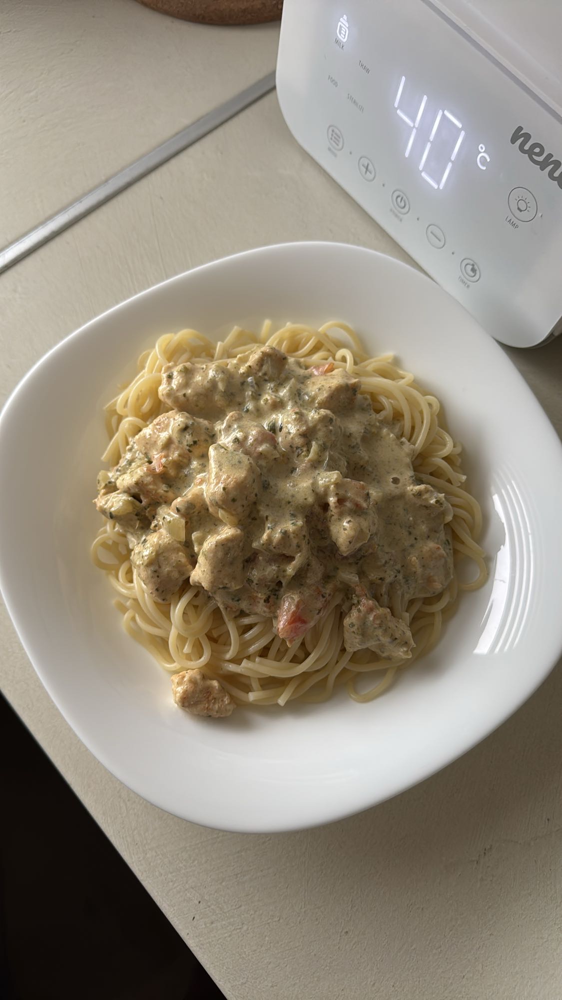 Makaron z kurczakiem