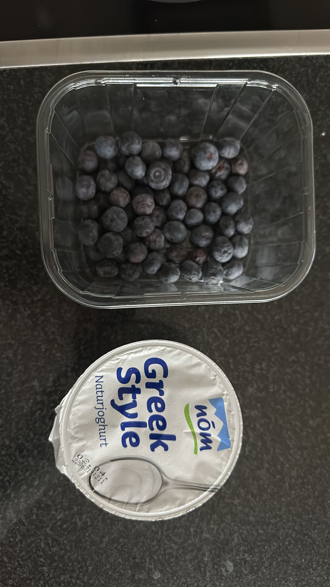 Joghurt mit Blaubeeren