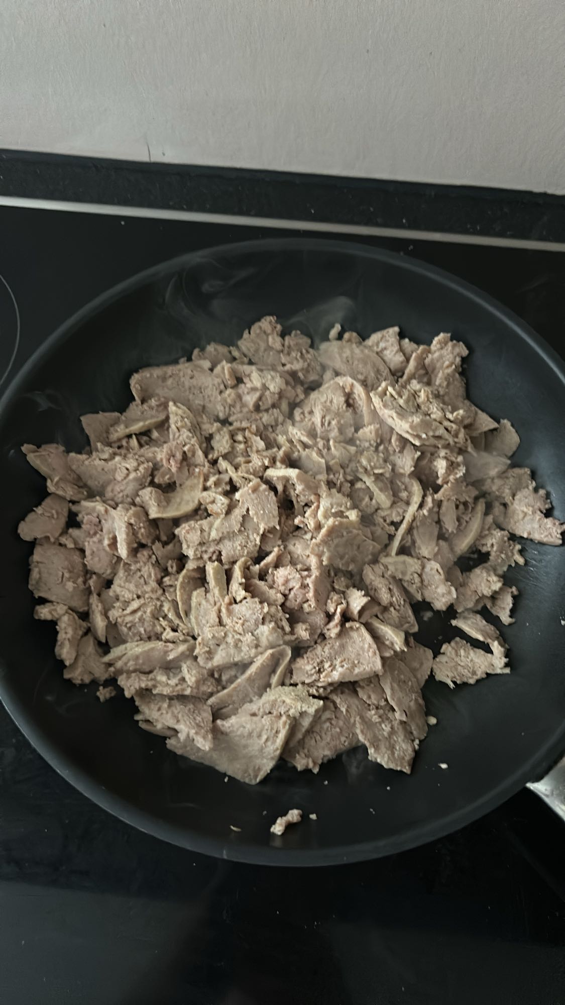 Gebratenes Dönerfleisch