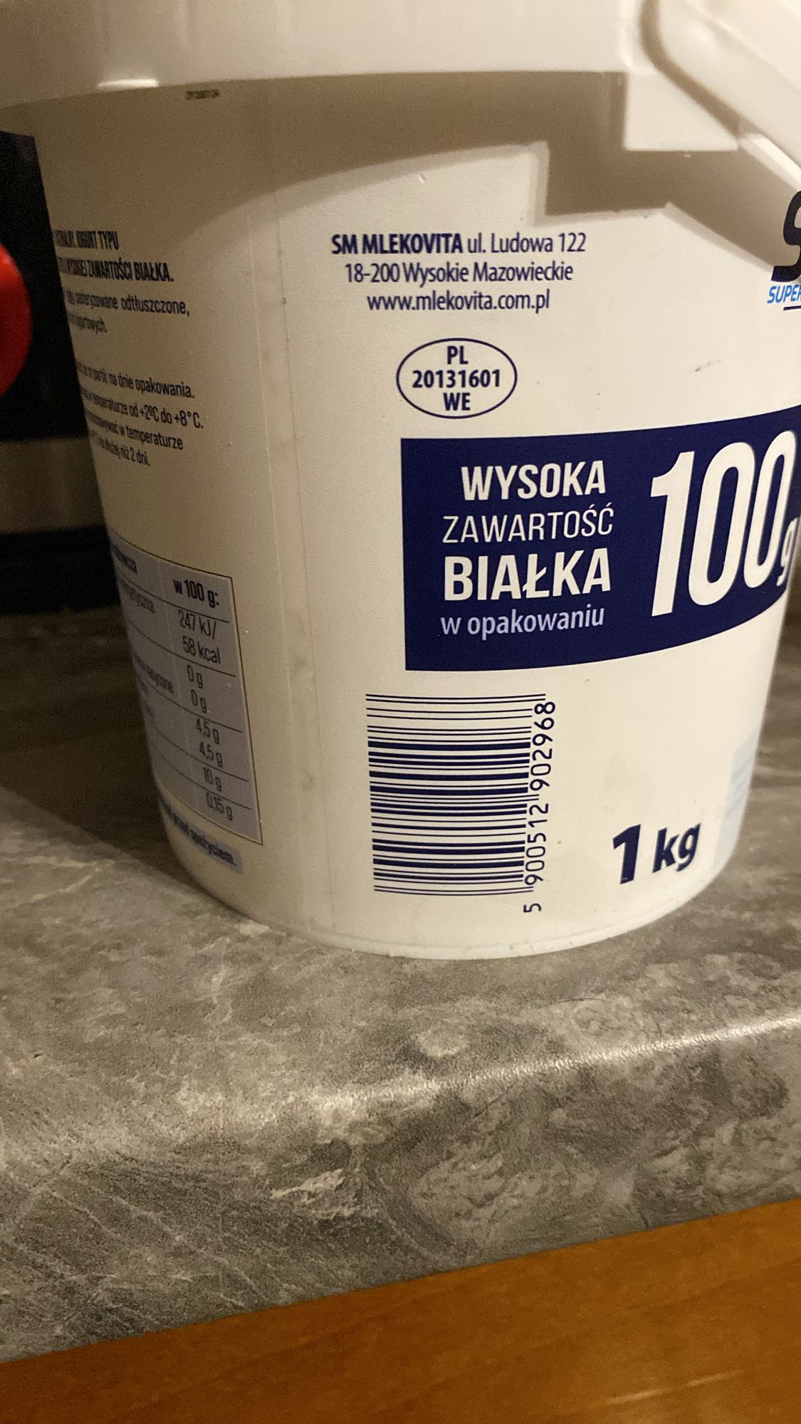 Twaróg wysokobiałkowy