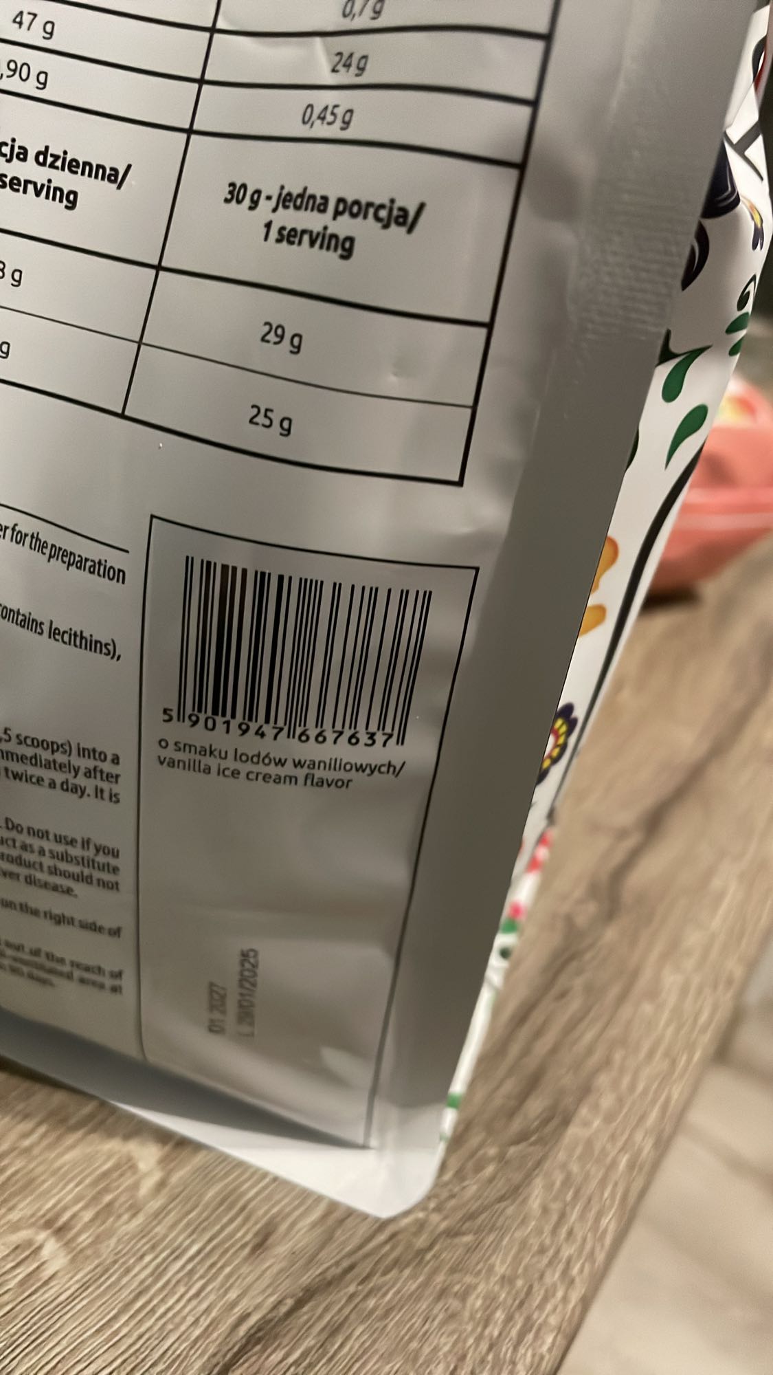 Vanilla Ice Cream Protein