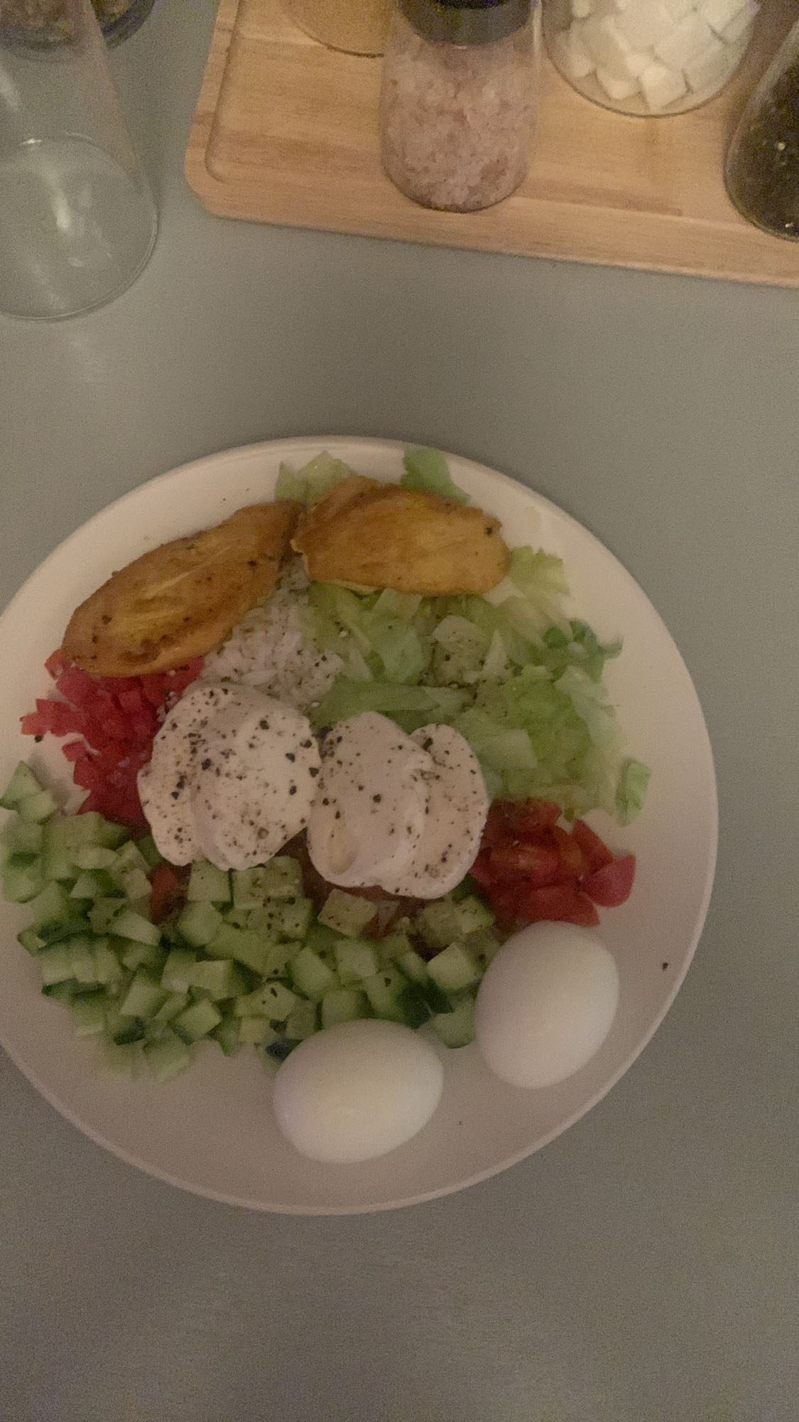 Salade protéinée