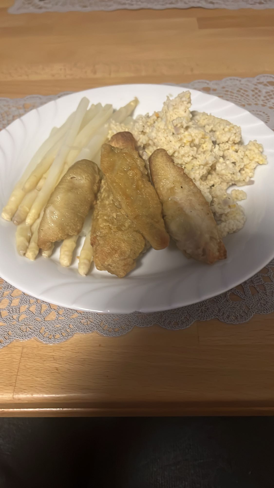 Hähnchen mit Spargel