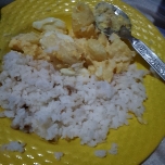 Scrambled Eggs with Rice