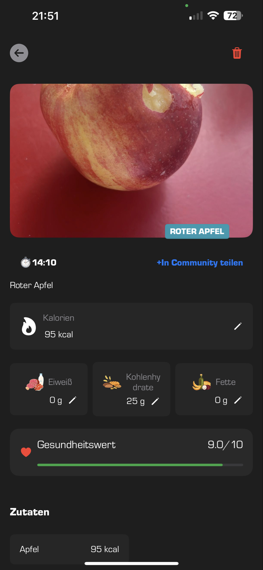 Roter Apfel