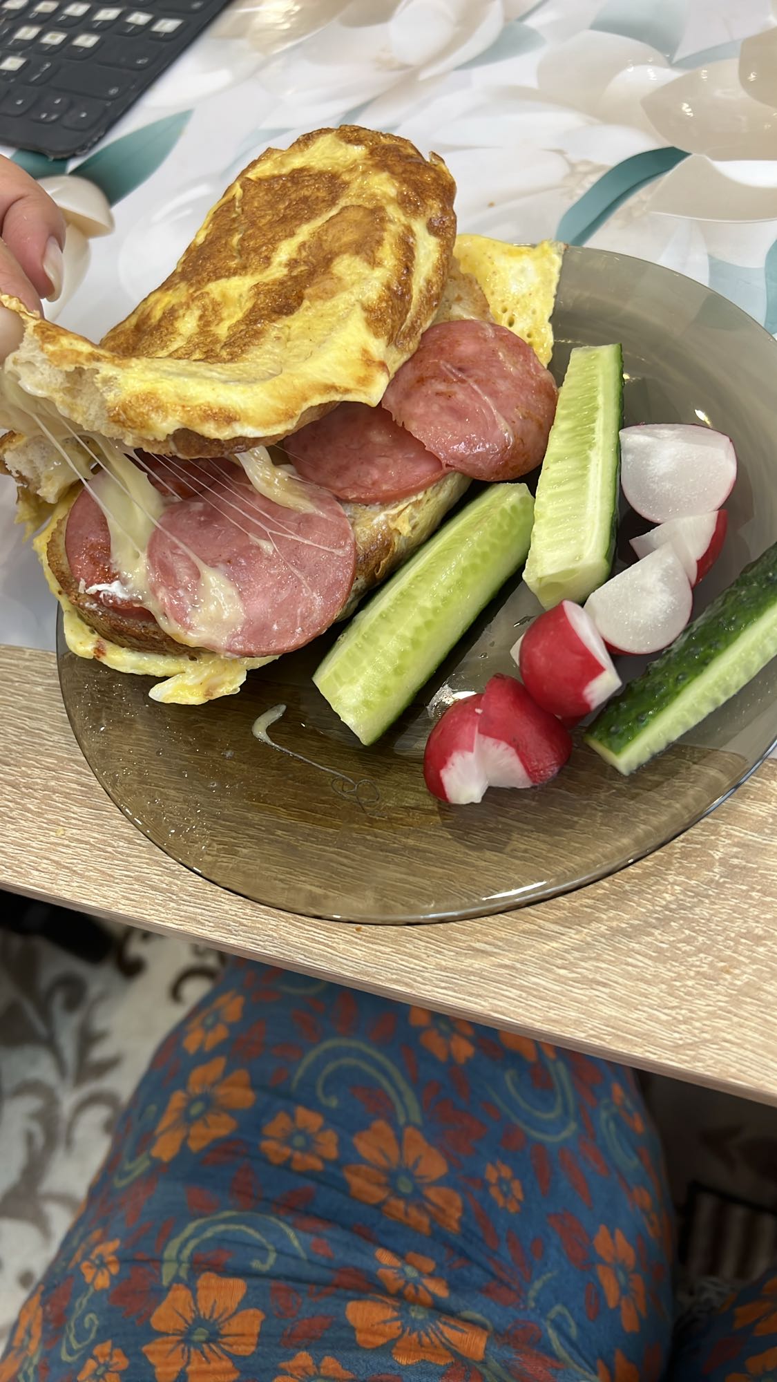 Омлетный сэндвич