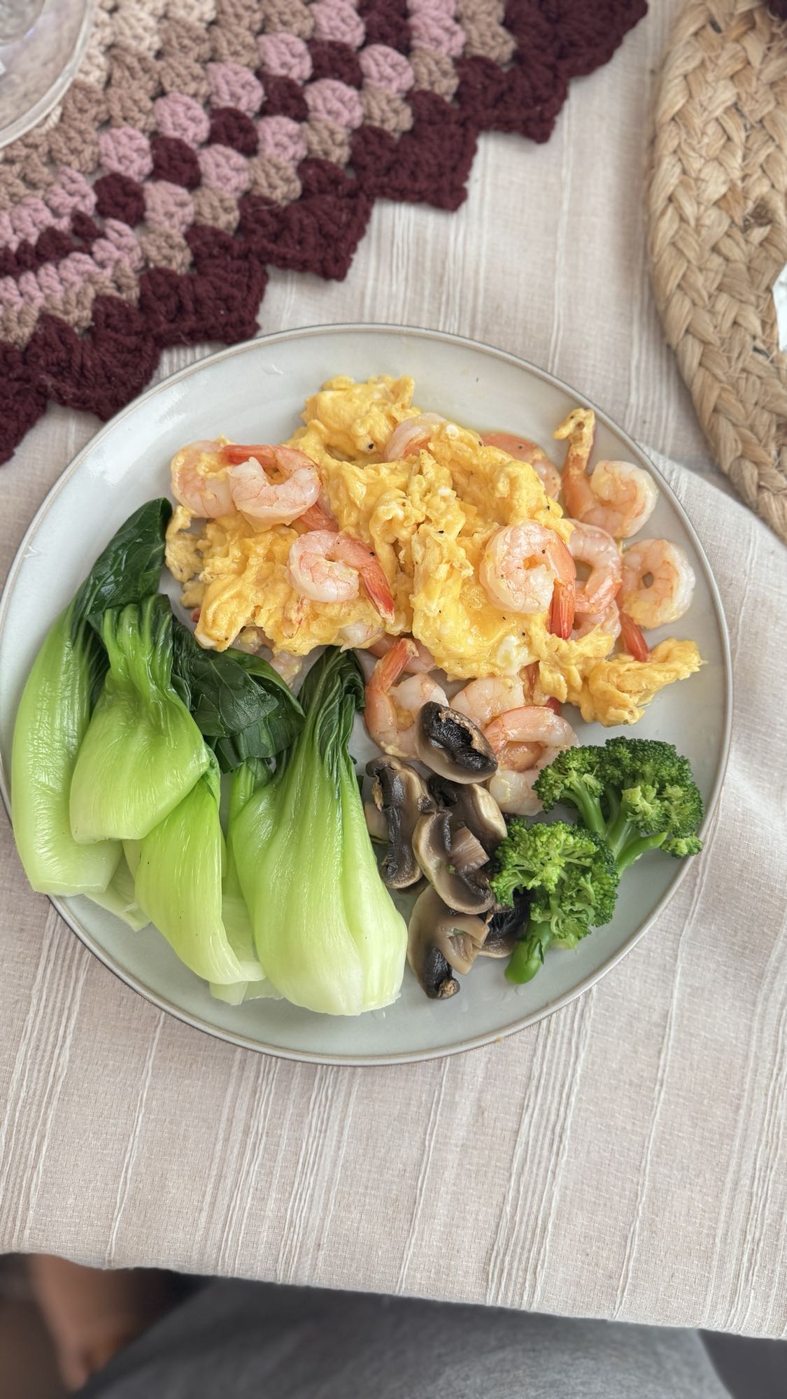 Shrimp Scramble with Veggies