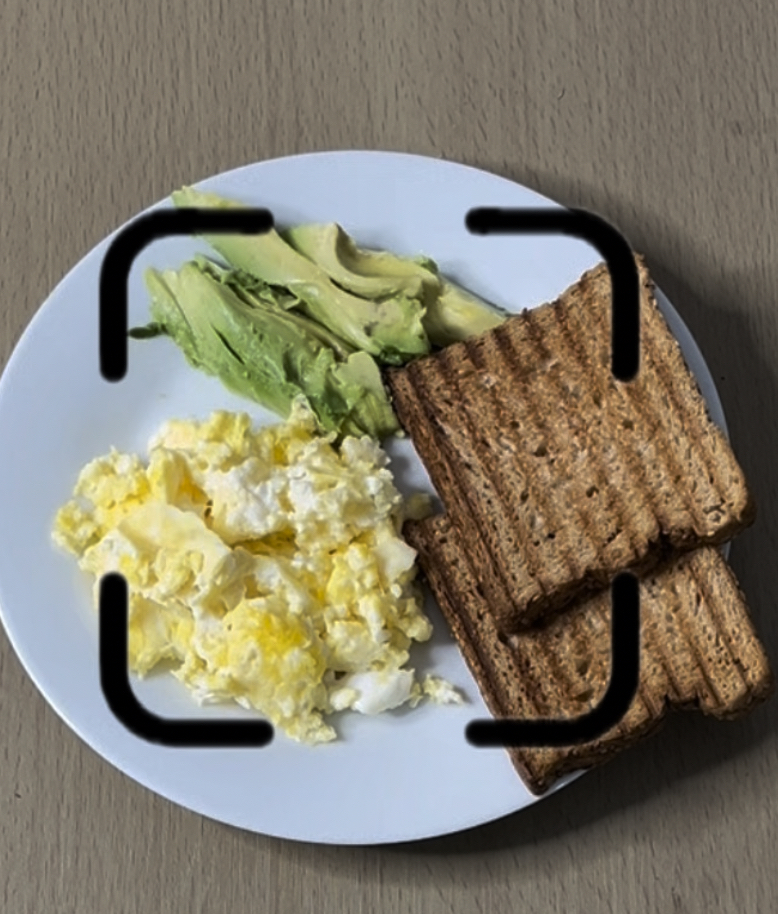 Scrambled Eggs with Toast